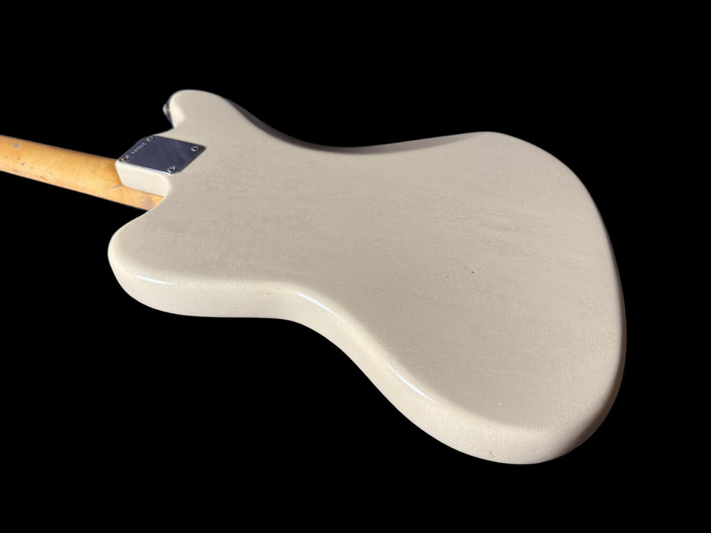 1963 Fender Jazzmaster Vintage White Matching Headstock Refinish