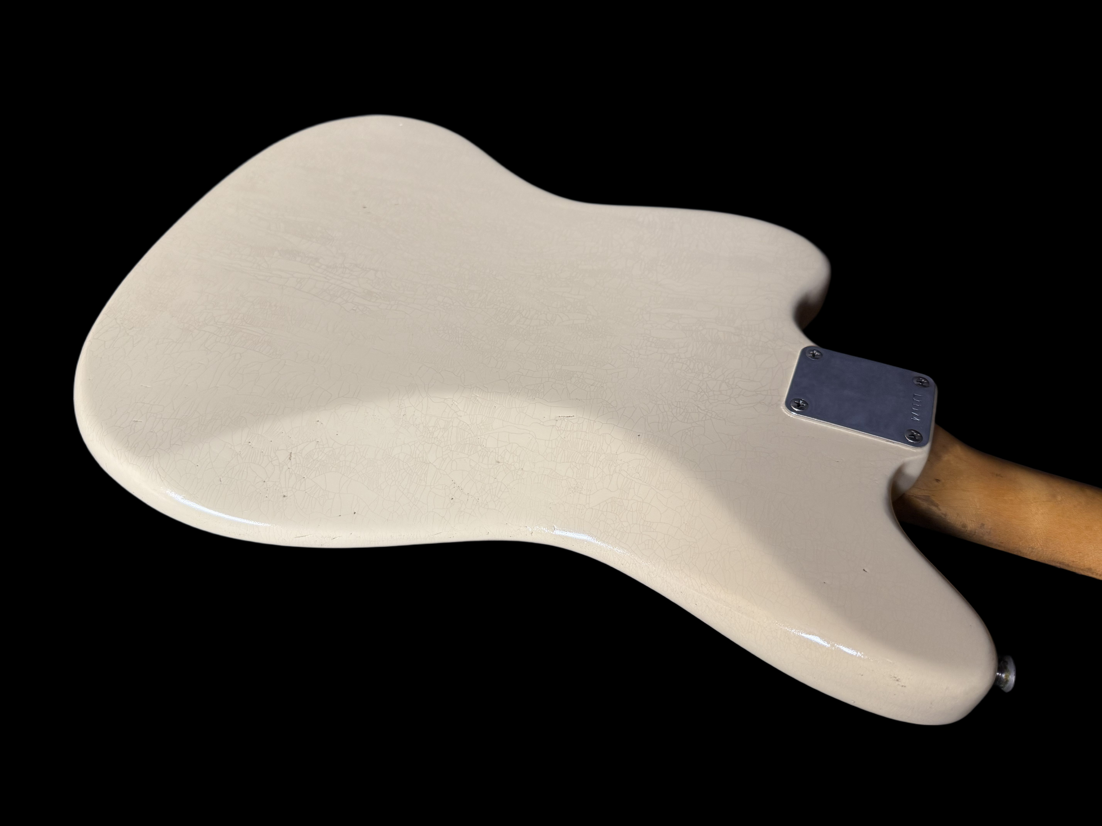 1963 Fender Jazzmaster Vintage White Matching Headstock Refinish