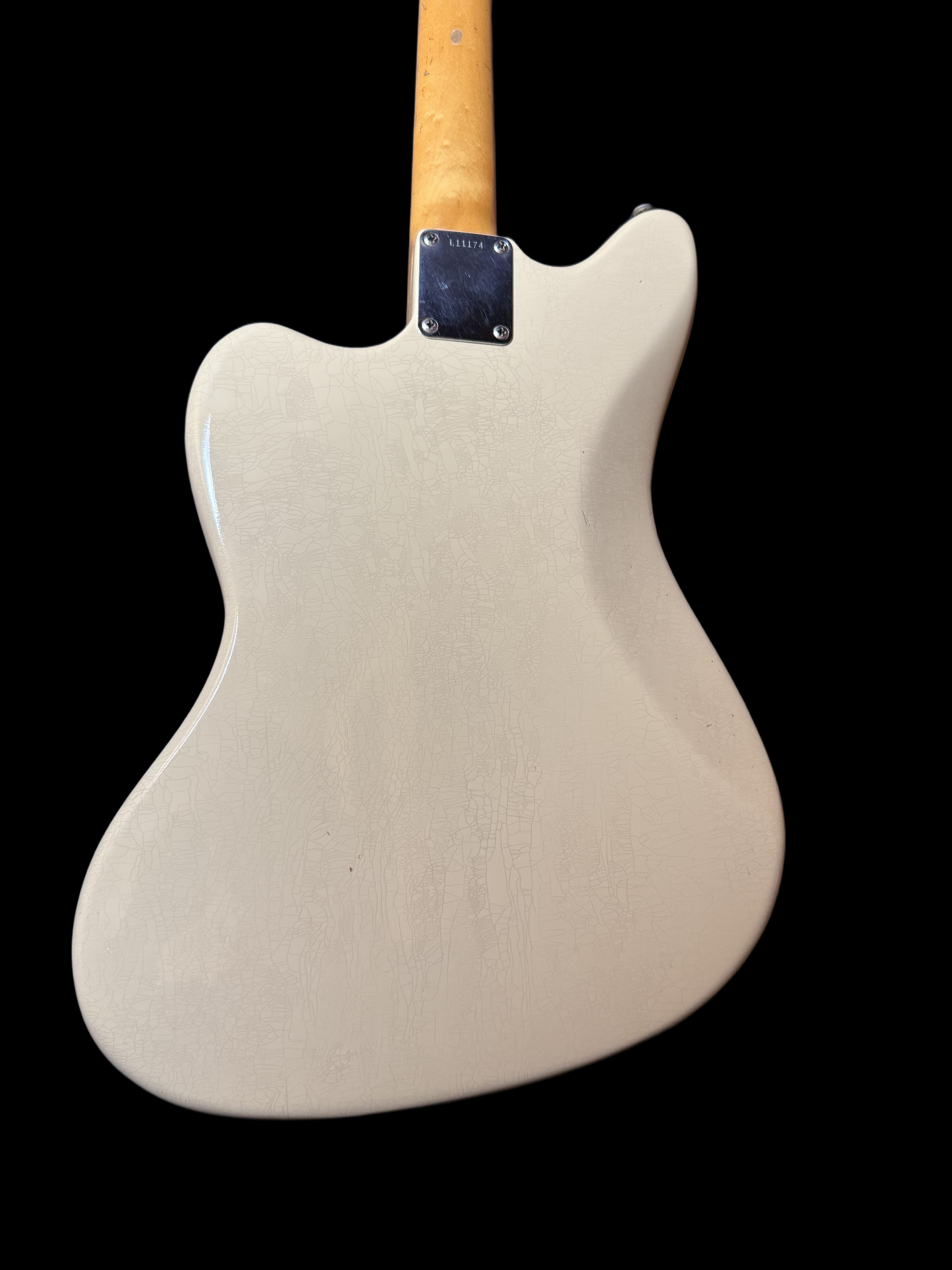 1963 Fender Jazzmaster Vintage White Matching Headstock Refinish
