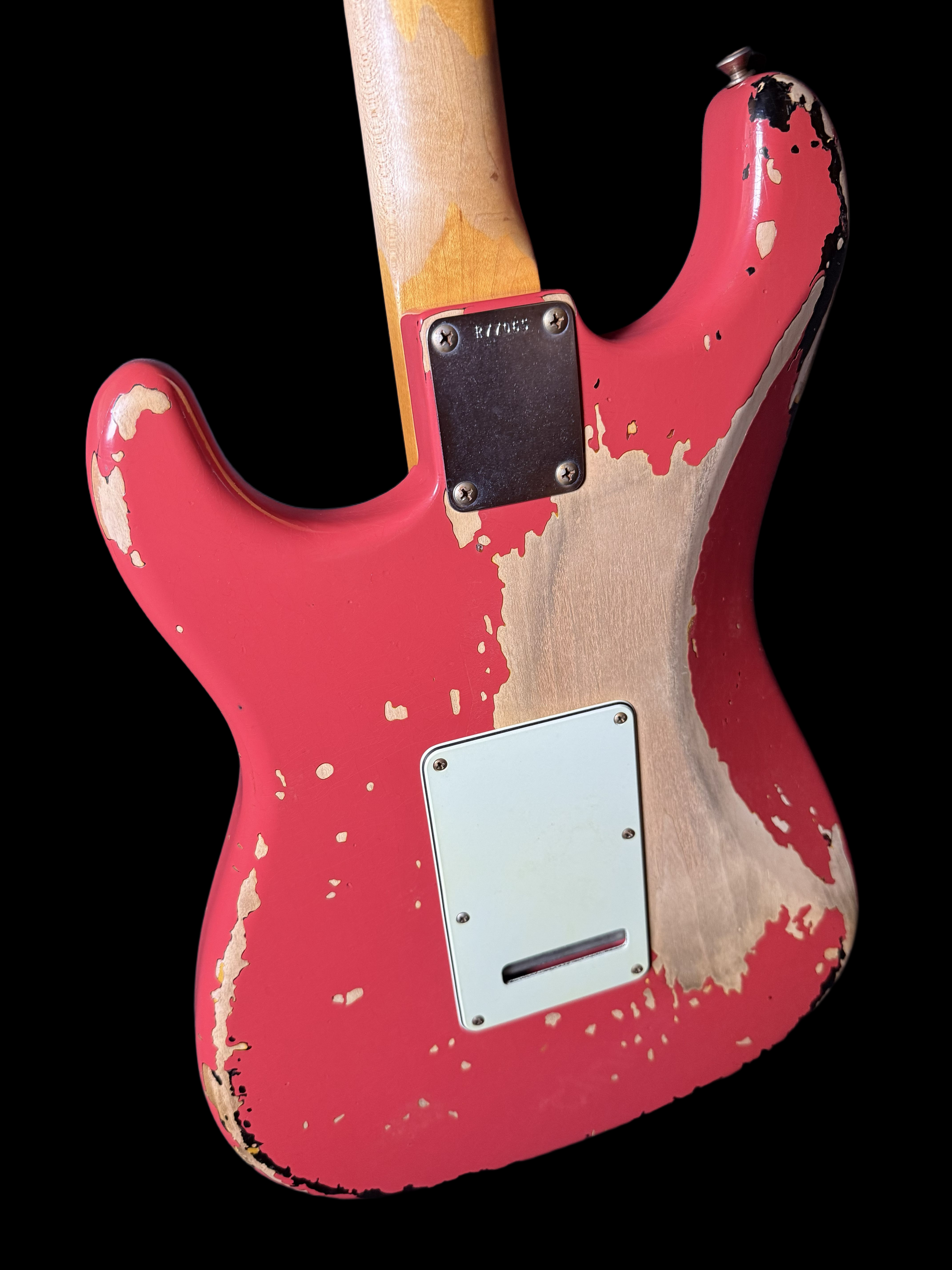 2014 Fender '63 Stratocaster Relic Michael Landau Fiesta Red over 3TSB Josefina Pickups