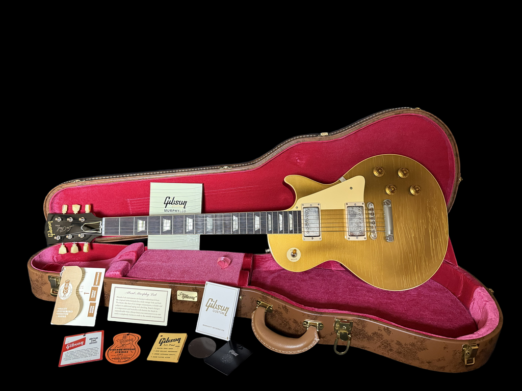 2025 Gibson Les Paul 1957 Goldtop Darkback Reissue *Double Gold* Murphy Lab light aged 3,75kg