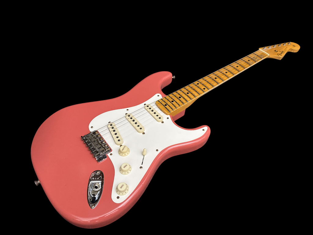 Fender '56 Limited Stratocaster Journeyman Relic Bone Tone super faded aged Fiesta Red 3,45kg