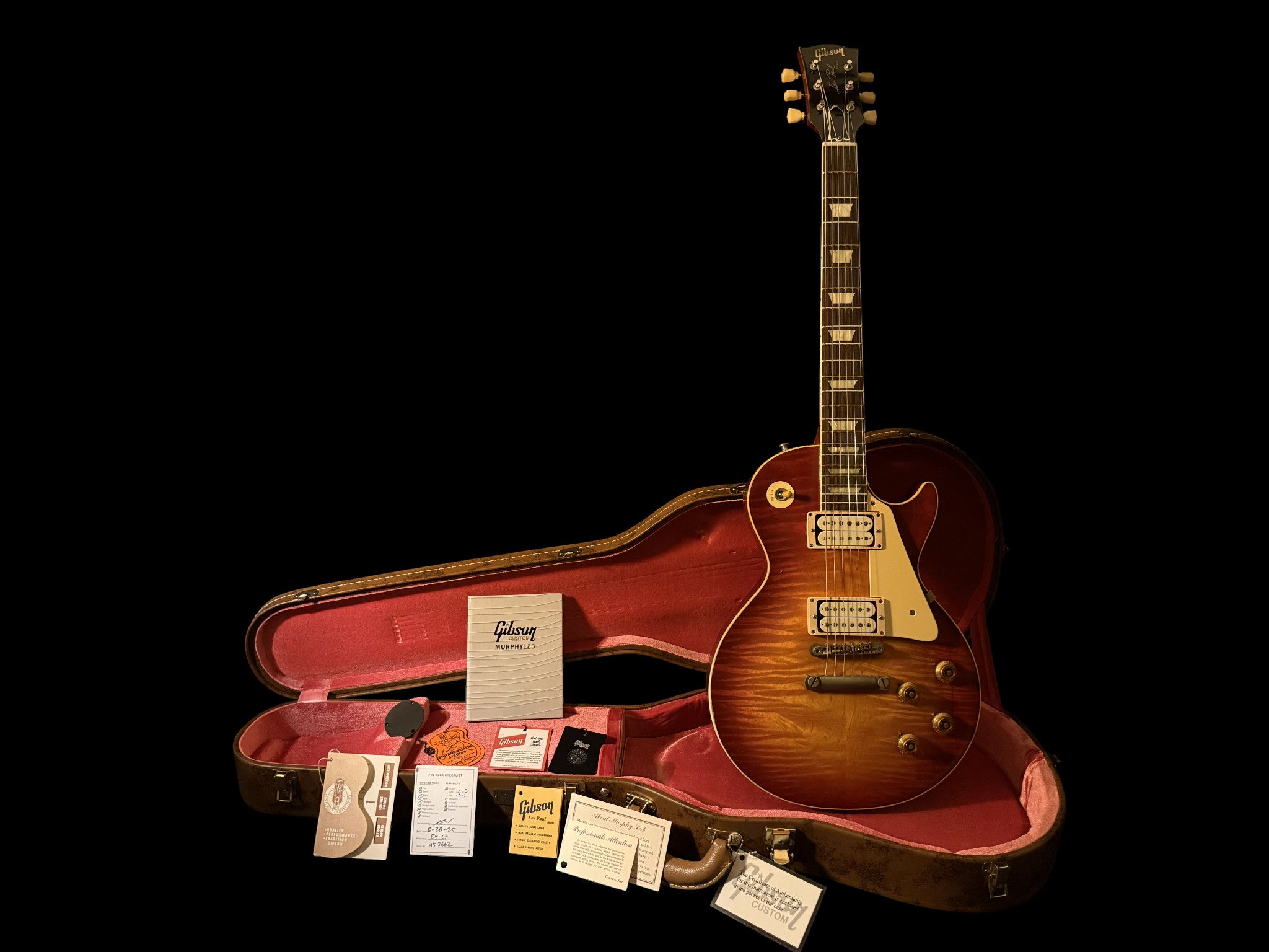 Gibson Les Paul Beauty of the Burst Page #78 Custom Dealer Select Murphy Lab light aged - 3,58kg
