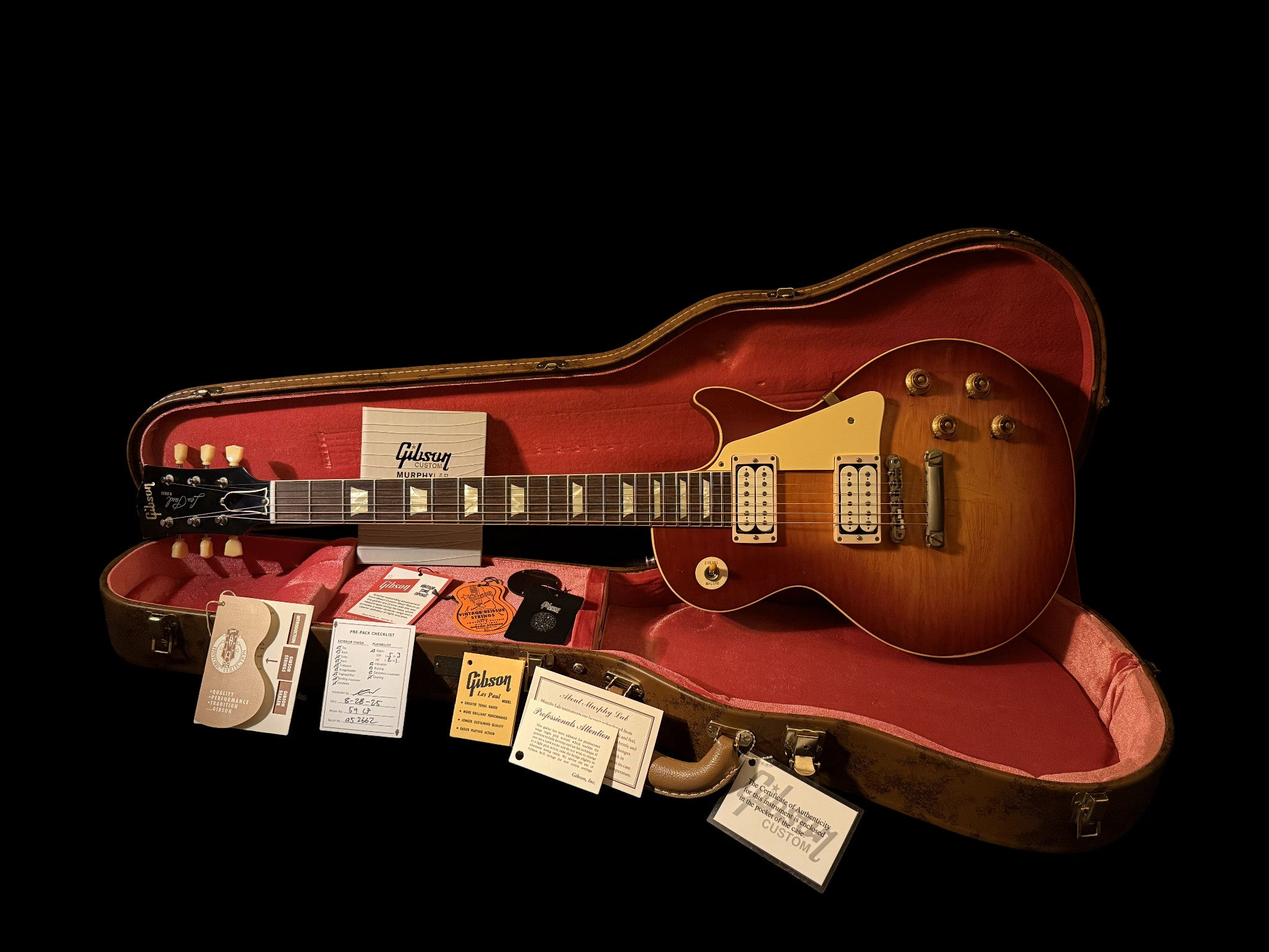 Gibson Les Paul Beauty of the Burst Page #78 Custom Dealer Select Murphy Lab light aged - 3,58kg
