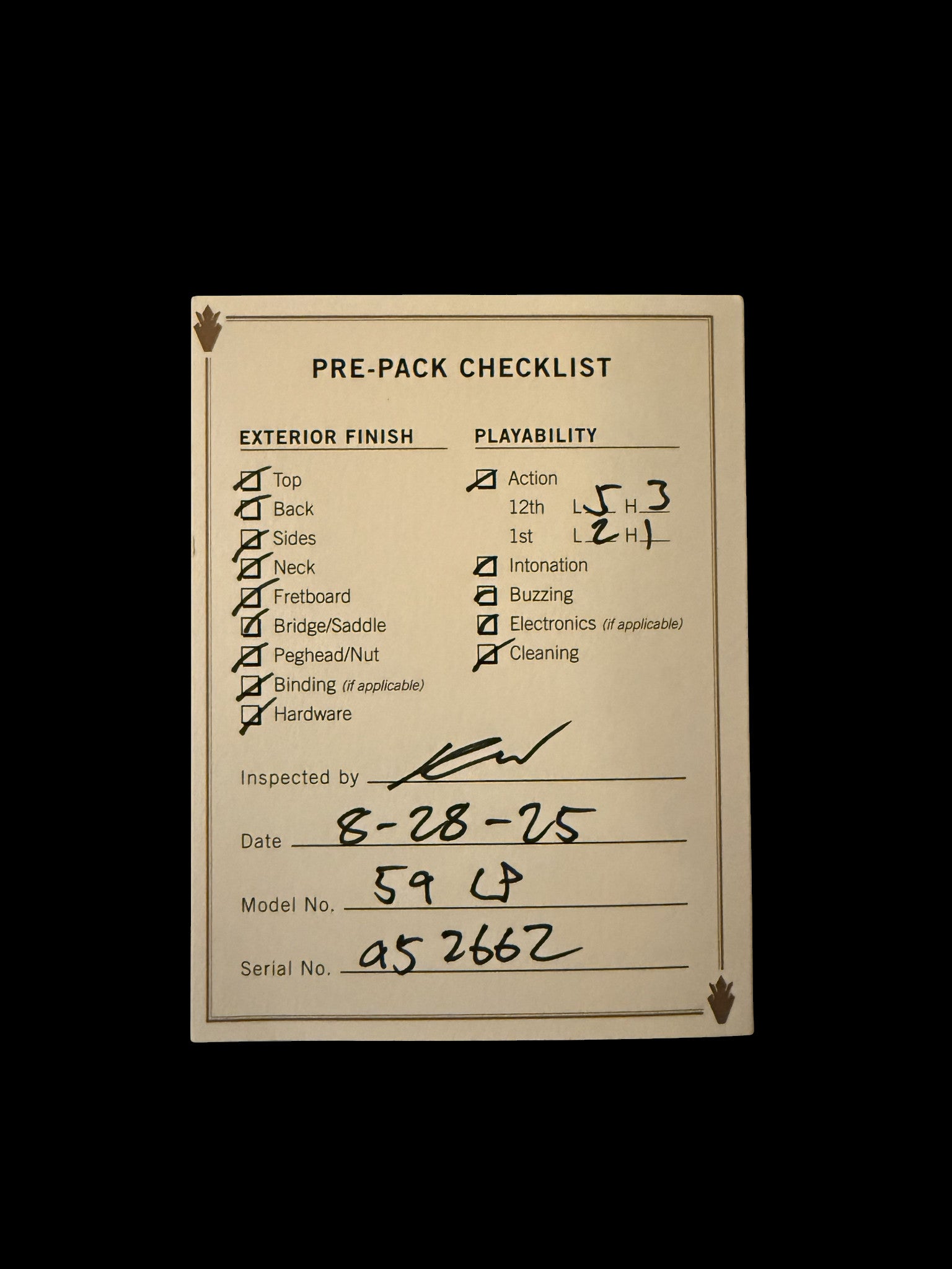 Gibson Les Paul Beauty of the Burst Page #78 Custom Dealer Select Murphy Lab light aged - 3,58kg