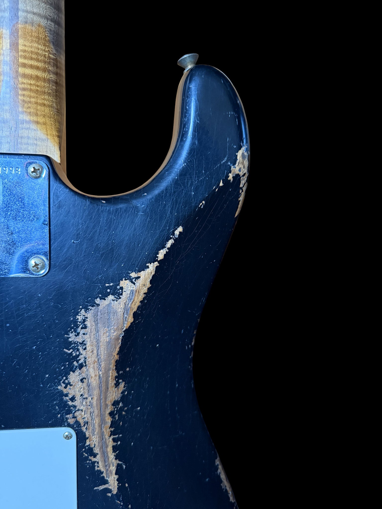 Fender '57 Stratocaster Heavy Relic aged Black - Masterbuilt Yuriy Shishkov - 3,15kg