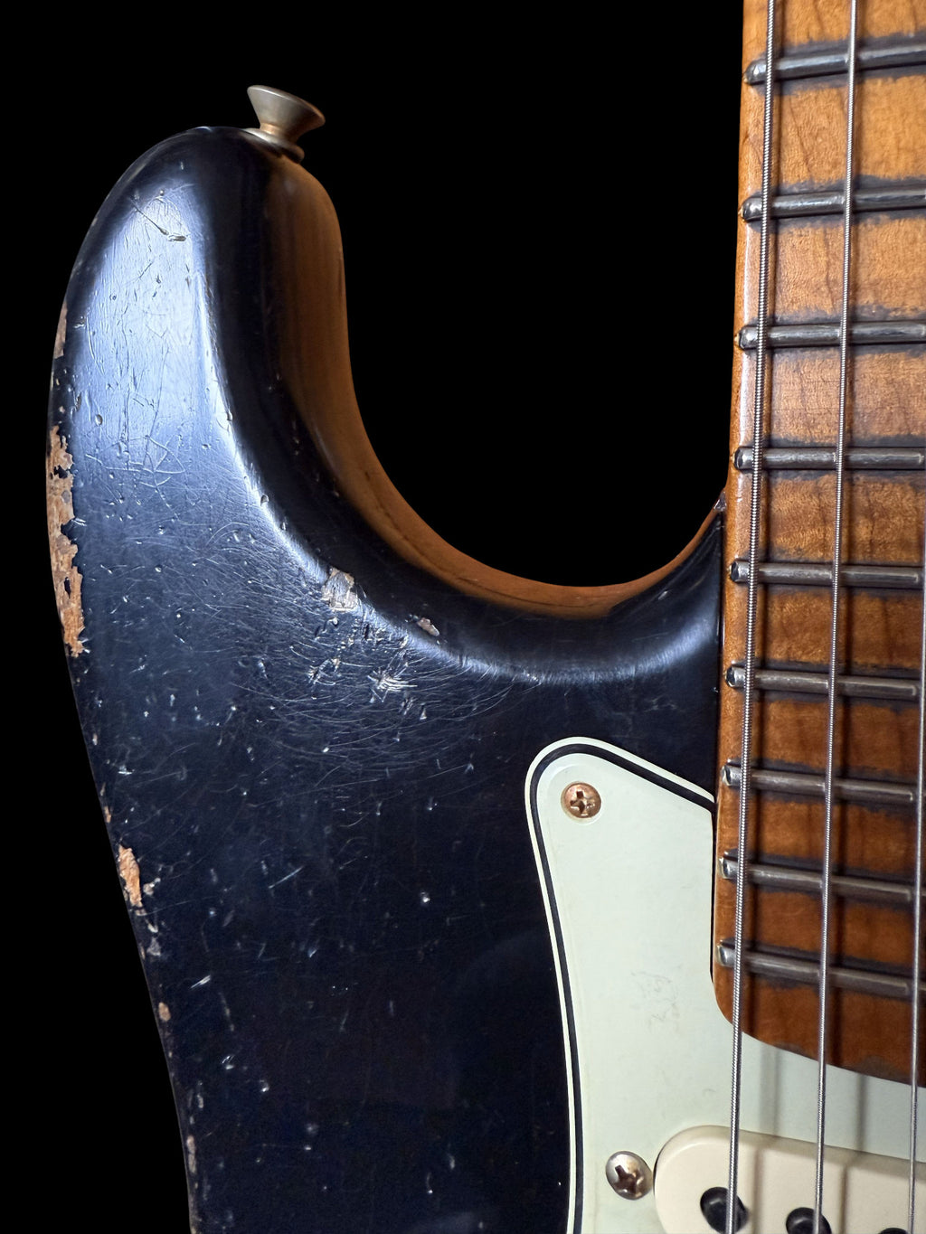 Fender '57 Stratocaster Heavy Relic aged Black - Masterbuilt Yuriy Shishkov - 3,15kg