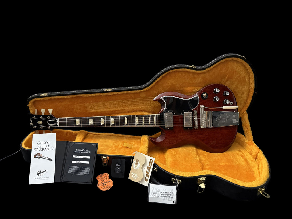 2020 Gibson SG 1964 Reissue VOS Cherry Red Maestro Vibrola Custom Shop 3,2kg