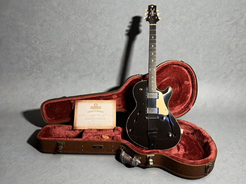 Gamble Guitars “Big Mama” Custom Curved Top – Open House Model – Aged Black