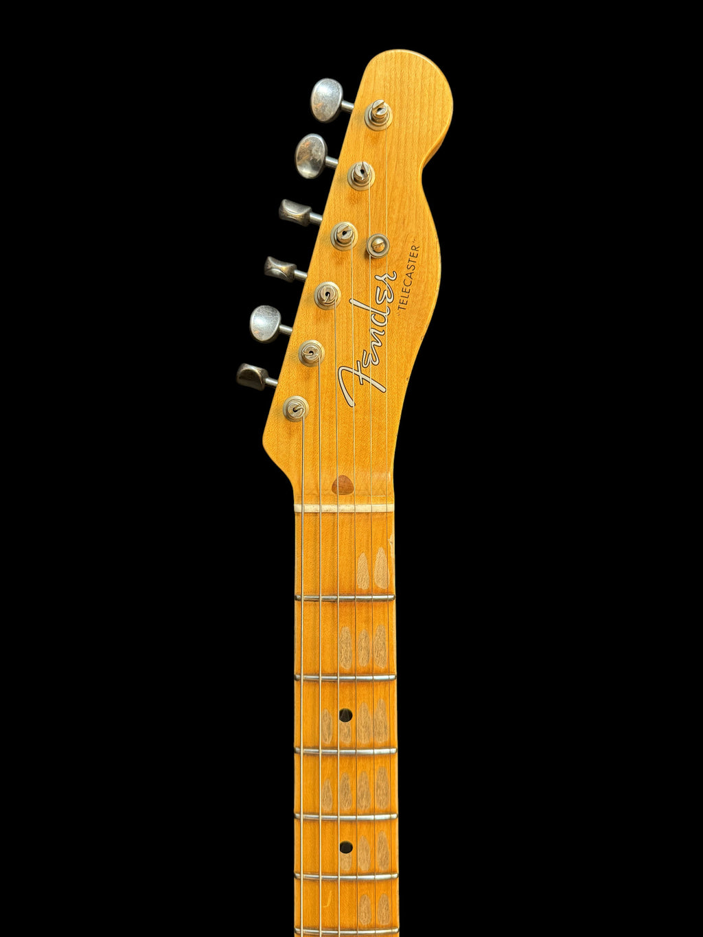 2023 Fender Custom Shop Telecaster Relic Tomatillo Blackguard - Aged Nocaster Blonde - 3,3kg