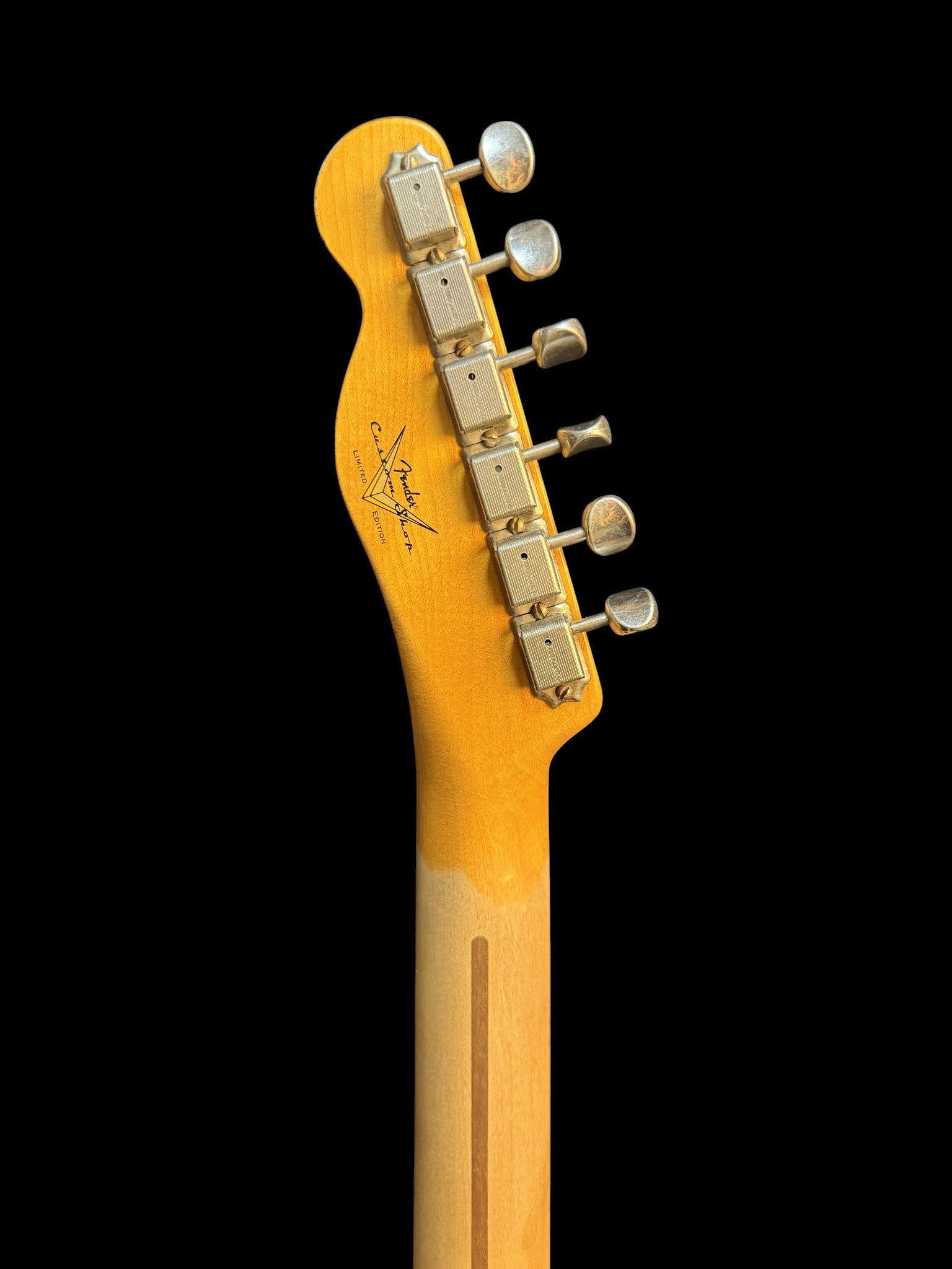 2023 Fender Custom Shop Telecaster Relic Tomatillo Blackguard - Aged Nocaster Blonde - 3,3kg