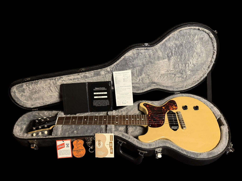 2020 Gibson Custom Shop Les Paul Junior Doublecut 1958 Reissue VOS - TV Yellow - 2,9kg