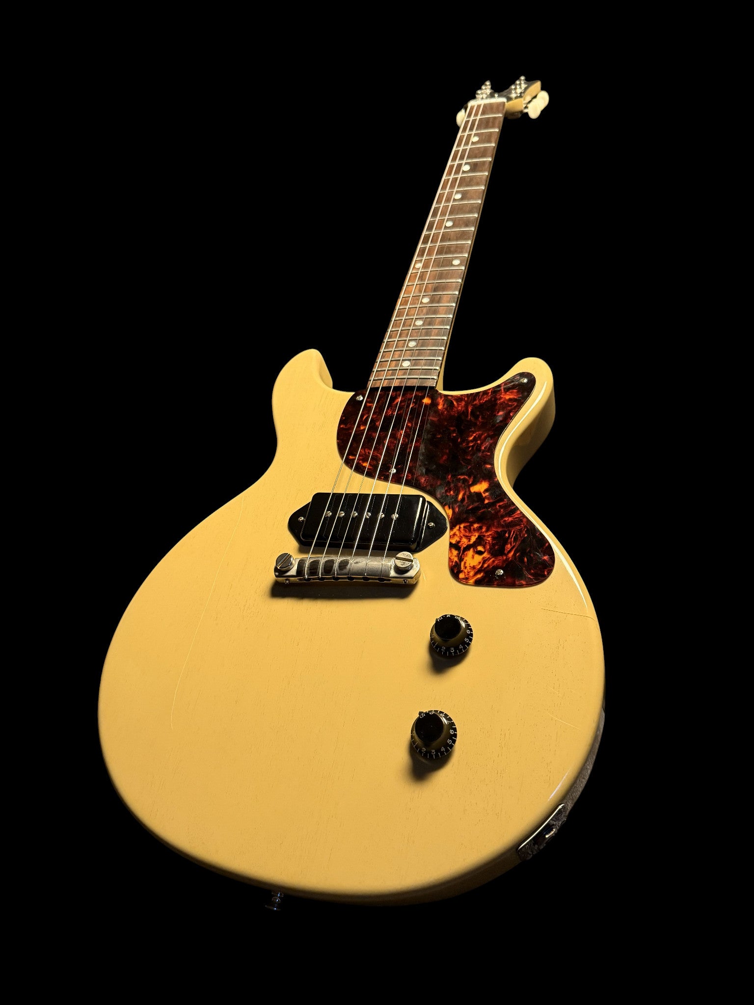 2020 Gibson Custom Shop Les Paul Junior Doublecut 1958 Reissue VOS - TV Yellow - 2,9kg