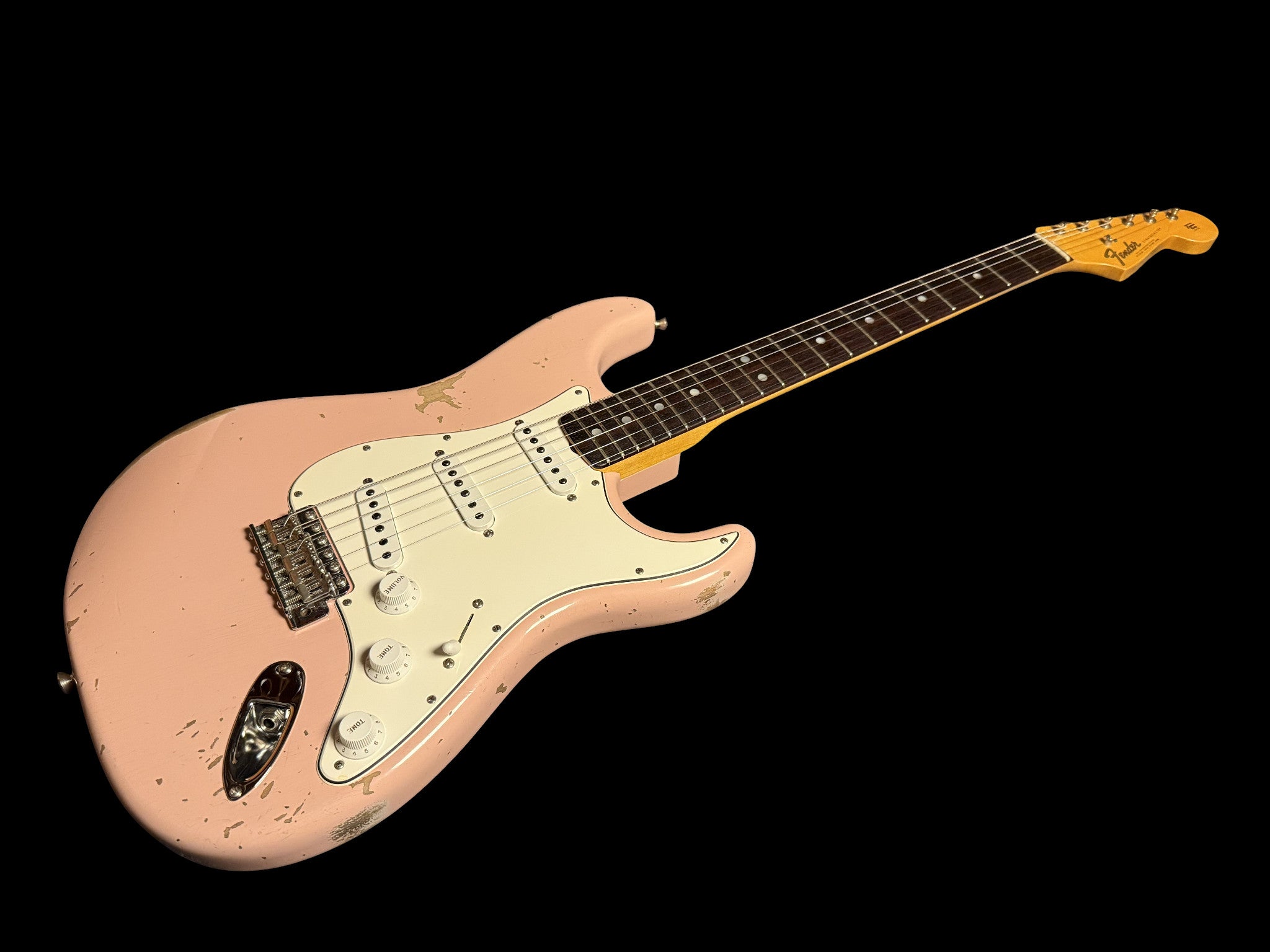 2020 Fender Custom Shop '65 Stratocaster Relic Shell Pink RW 3,4kg