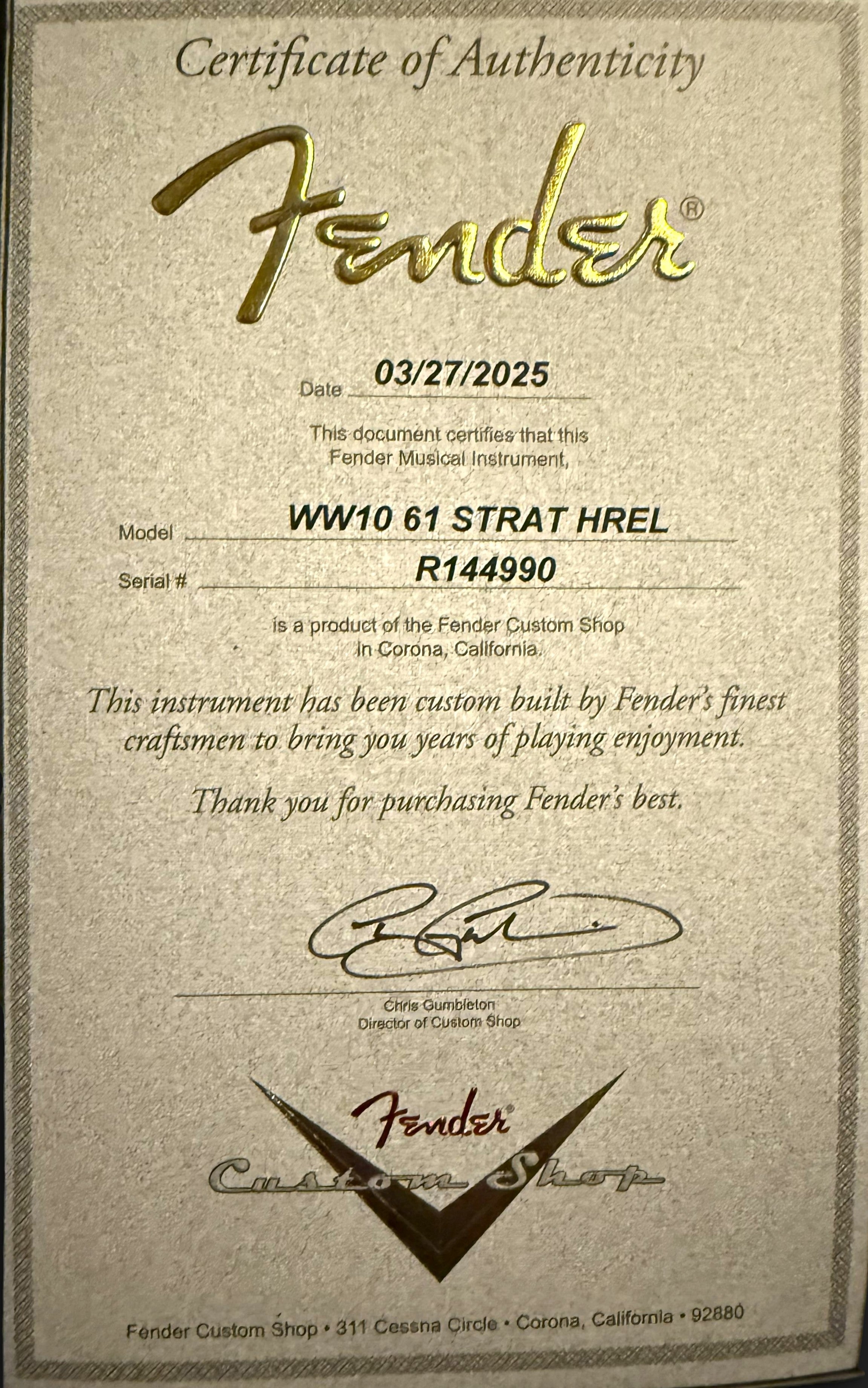 NEUWARE Fender Custom Shop '61 Stratocaster Heavy Relic Wildwood Faded Taos Tourqoise over Sunburst 3,3kg