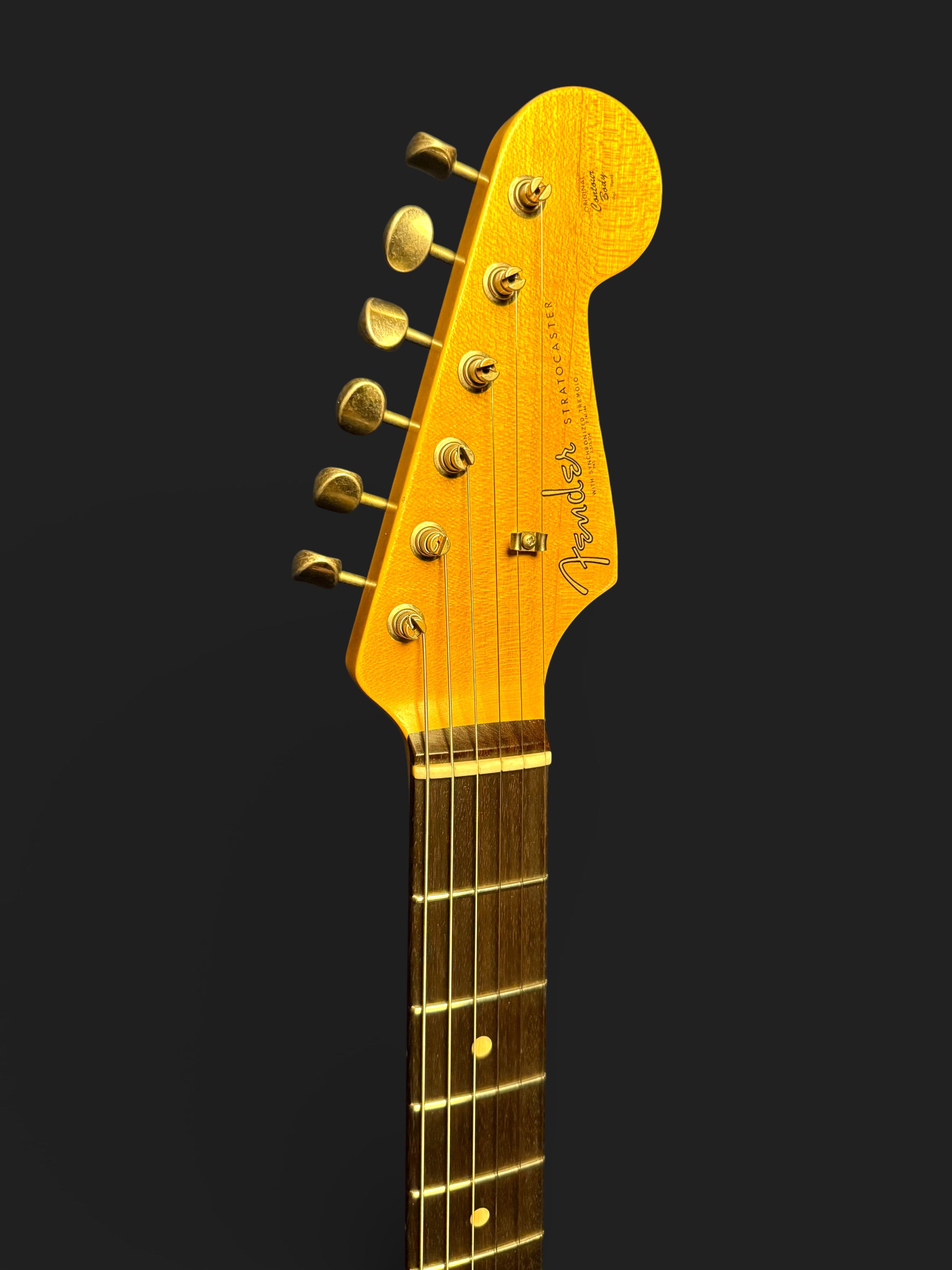 NEUWARE Fender Custom Shop '61 Stratocaster Heavy Relic Wildwood Faded Taos Tourqoise over Sunburst 3,3kg