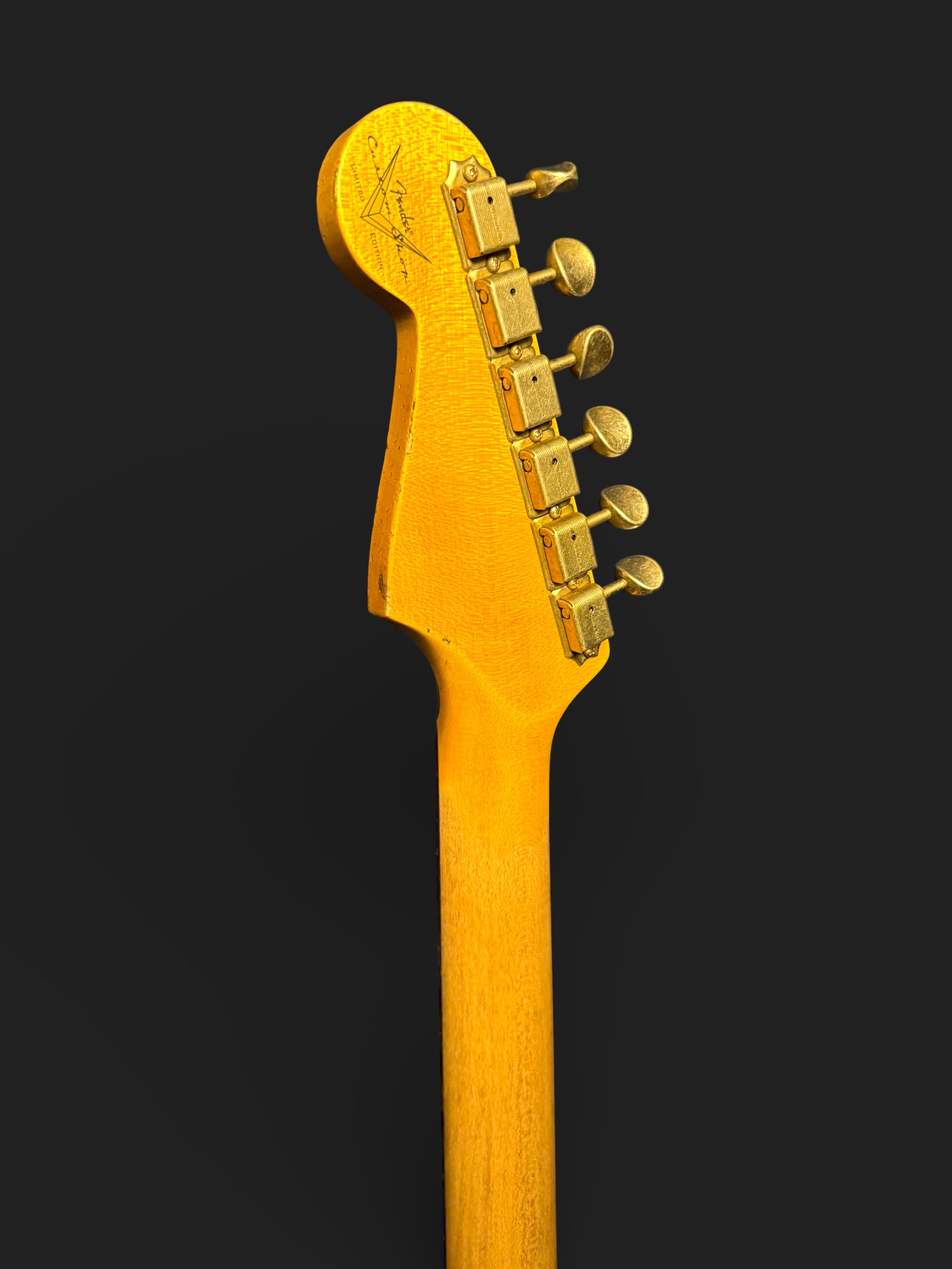 NEUWARE Fender Custom Shop '61 Stratocaster Heavy Relic Wildwood Faded Taos Tourqoise over Sunburst 3,3kg