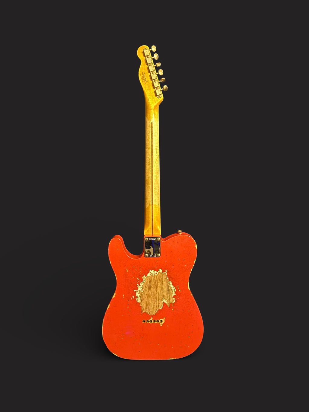 NEUWARE Fender Custom Shop '55 Telecaster Heavy Relic Wildwood 10 lightweight Ash Josefina Pickups Aged Fiesta Red 3,06kg