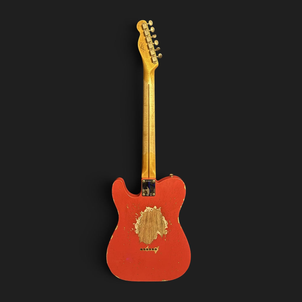 NEUWARE • Fender Custom Shop '55 Telecaster Heavy Relic • Wildwood 10 • Lightweight Ash • Josefina HW • Aged Fiesta Red • 3,06kg