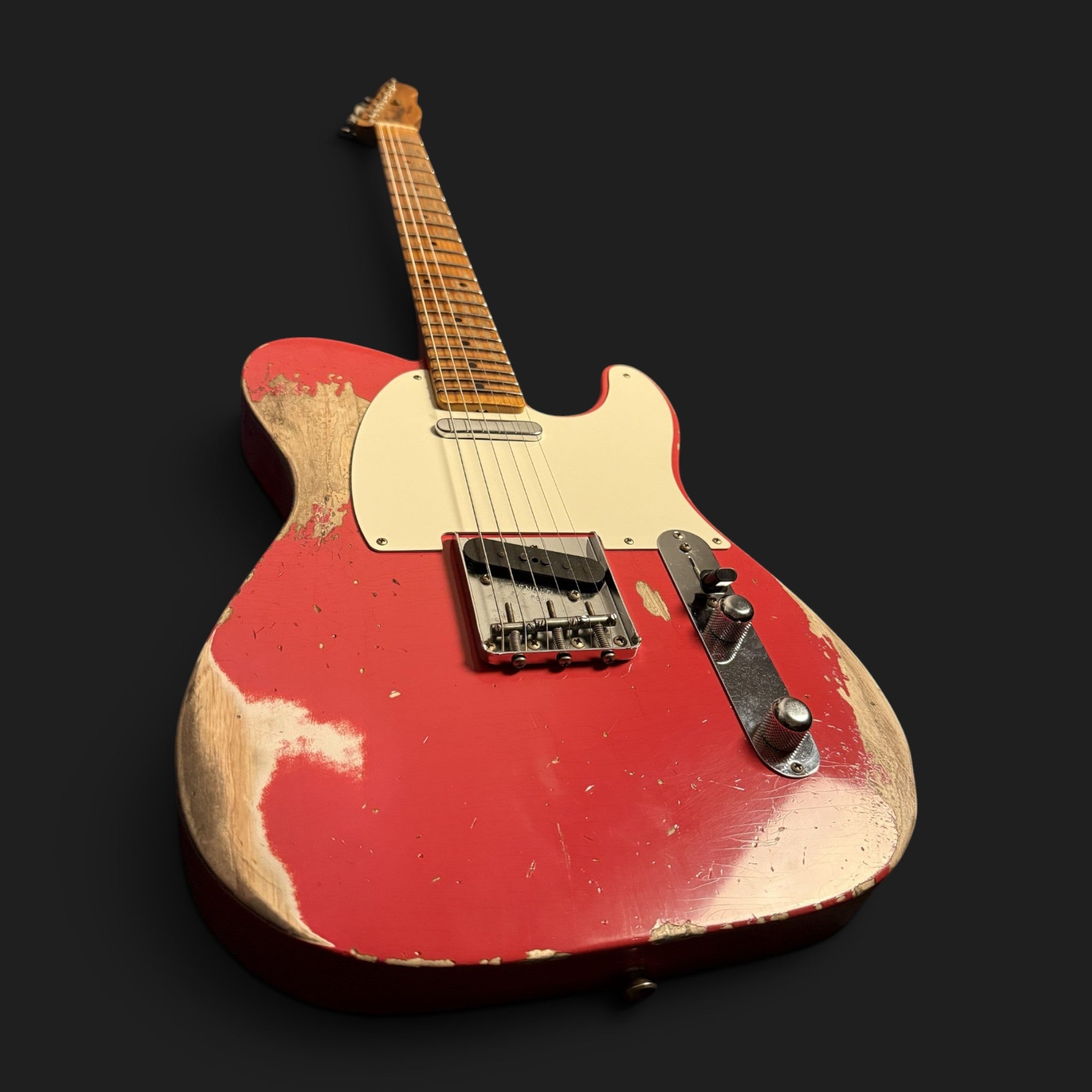 NEUWARE • Fender Custom Shop '55 Telecaster Heavy Relic • Wildwood 10 • Lightweight Ash • Josefina HW • Aged Fiesta Red • 3,06kg