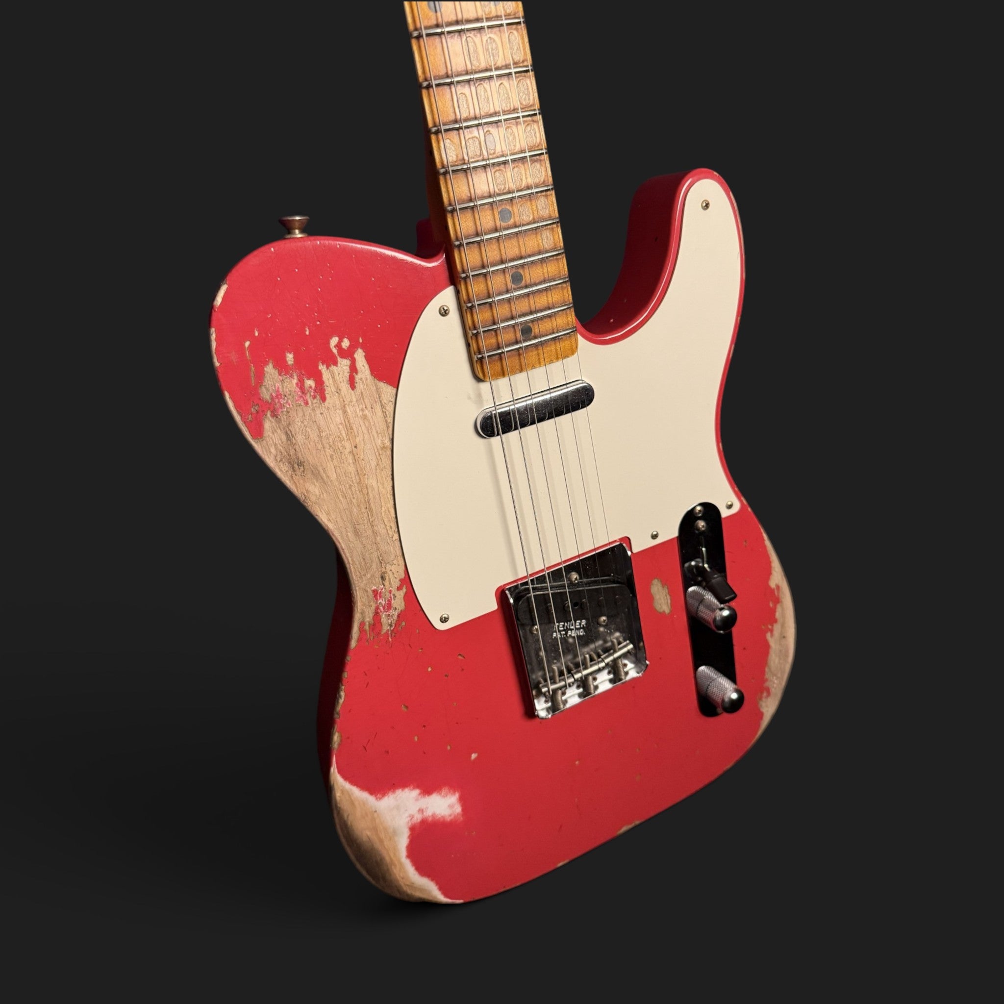 NEUWARE • Fender Custom Shop '55 Telecaster Heavy Relic • Wildwood 10 • Lightweight Ash • Josefina HW • Aged Fiesta Red • 3,06kg