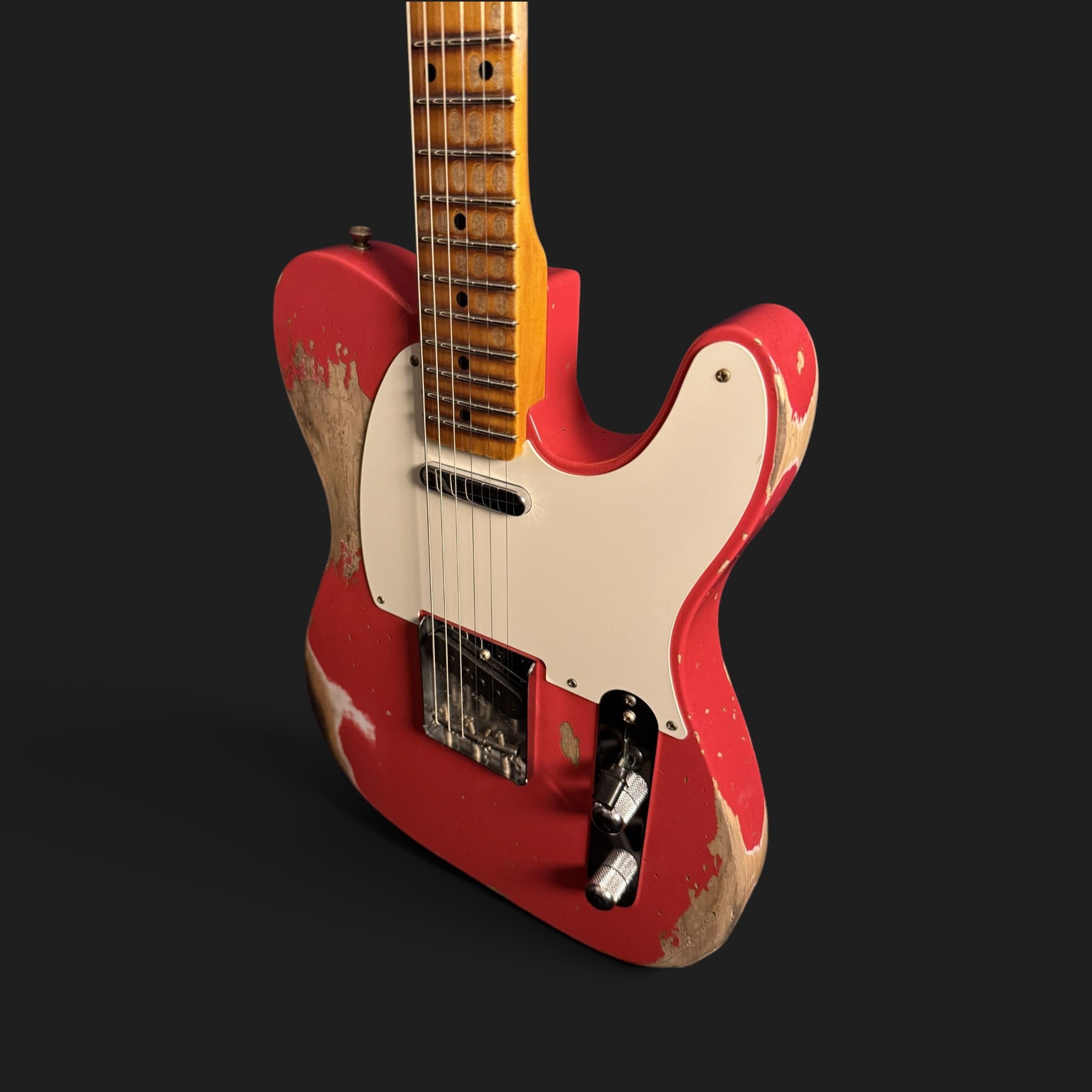 NEUWARE • Fender Custom Shop '55 Telecaster Heavy Relic • Wildwood 10 • Lightweight Ash • Josefina HW • Aged Fiesta Red • 3,06kg
