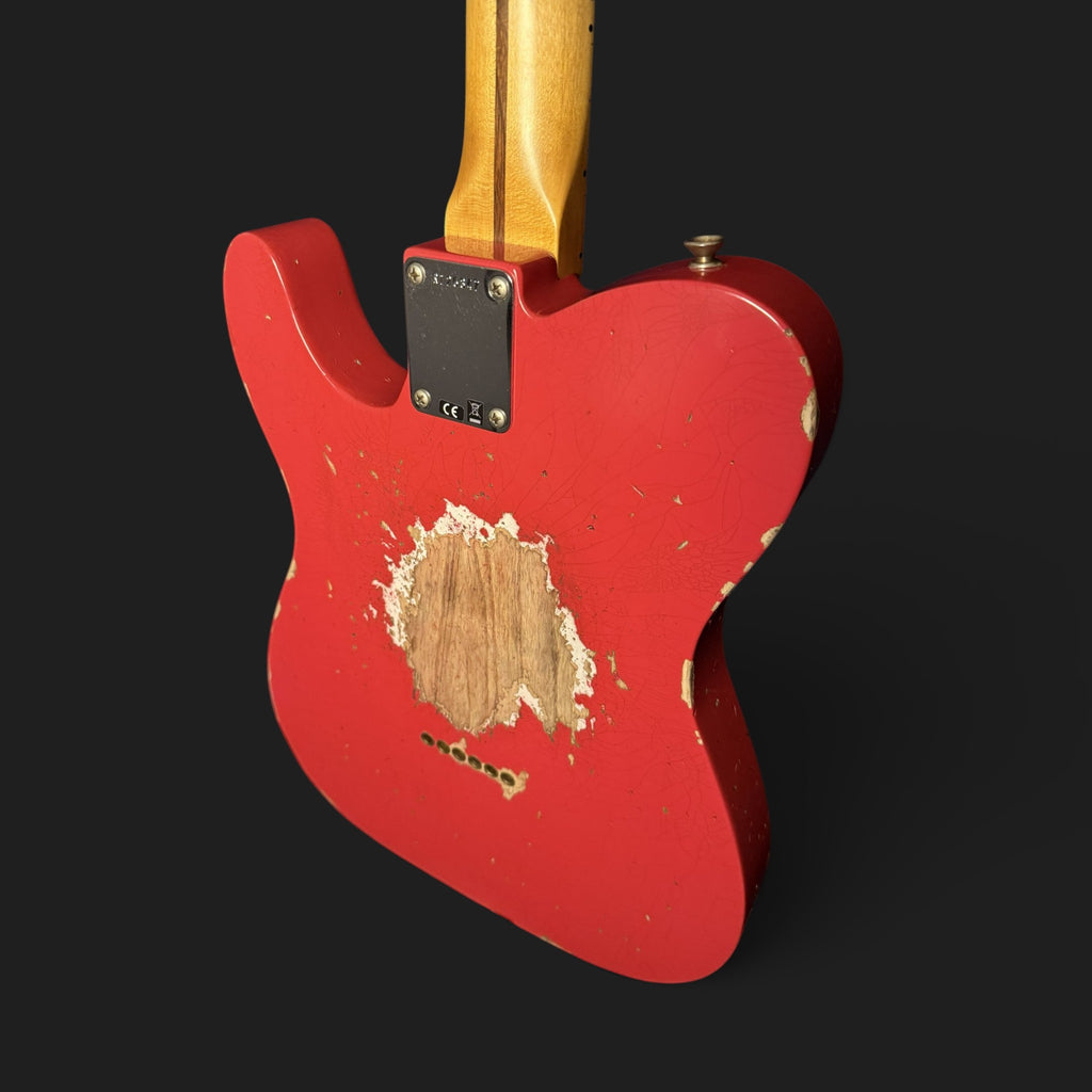 NEUWARE • Fender Custom Shop '55 Telecaster Heavy Relic • Wildwood 10 • Lightweight Ash • Josefina HW • Aged Fiesta Red • 3,06kg
