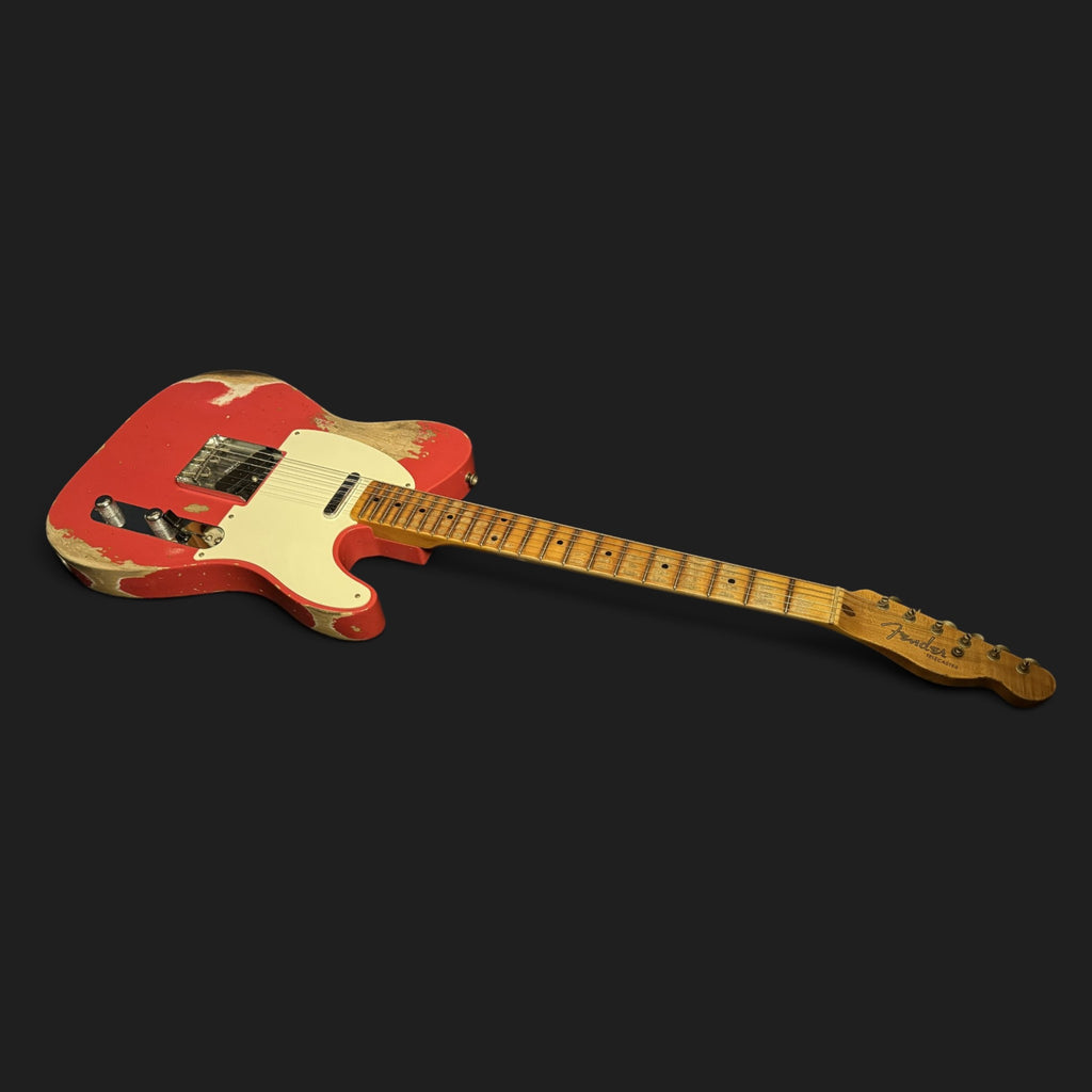 NEUWARE • Fender Custom Shop '55 Telecaster Heavy Relic • Wildwood 10 • Lightweight Ash • Josefina HW • Aged Fiesta Red • 3,06kg