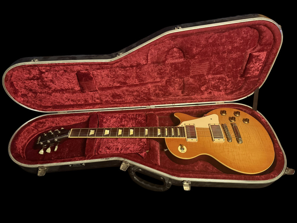 1994 Orville Les Paul Standard (Gibson licensed) Flame Top Made in Japan Burstbucker Upgrade 3,8kg