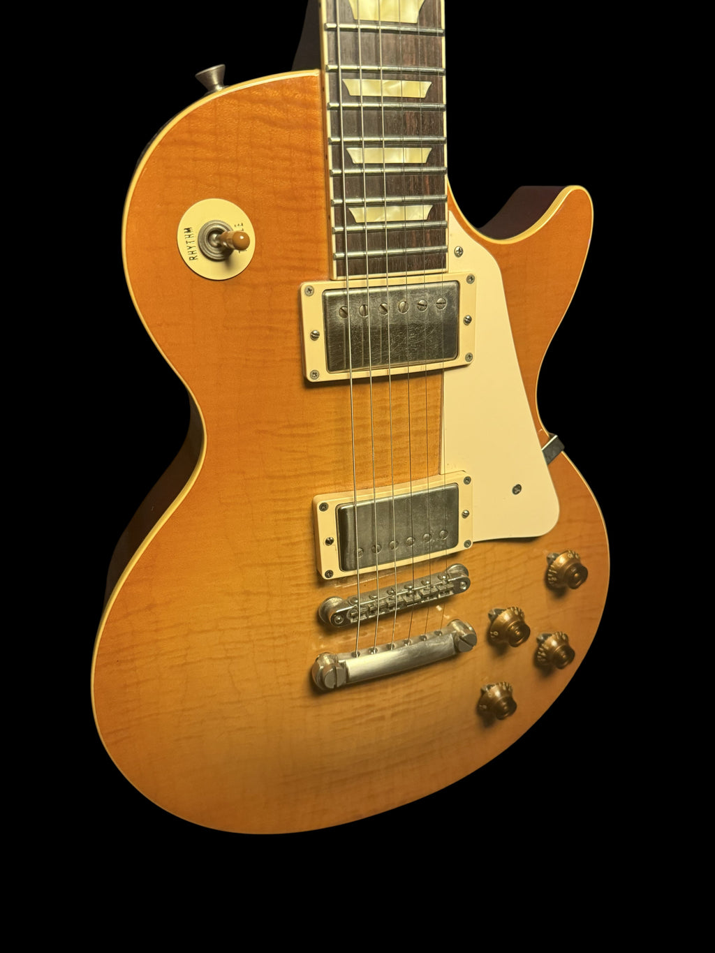 1994 Orville Les Paul Standard (Gibson licensed) Flame Top Made in Japan Burstbucker Upgrade 3,8kg