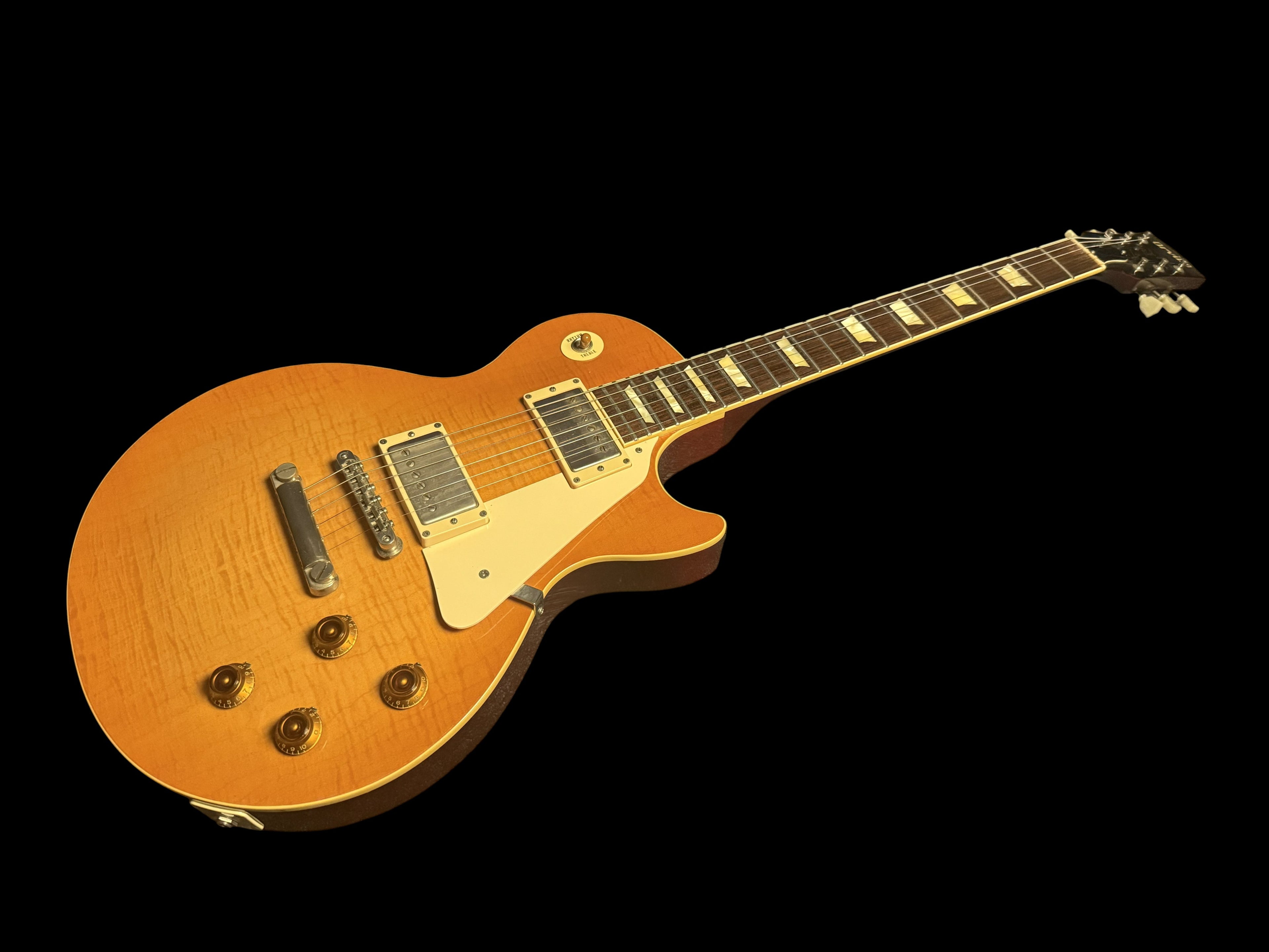 1994 Orville Les Paul Standard (Gibson licensed) Flame Top Made in Japan Burstbucker Upgrade 3,8kg