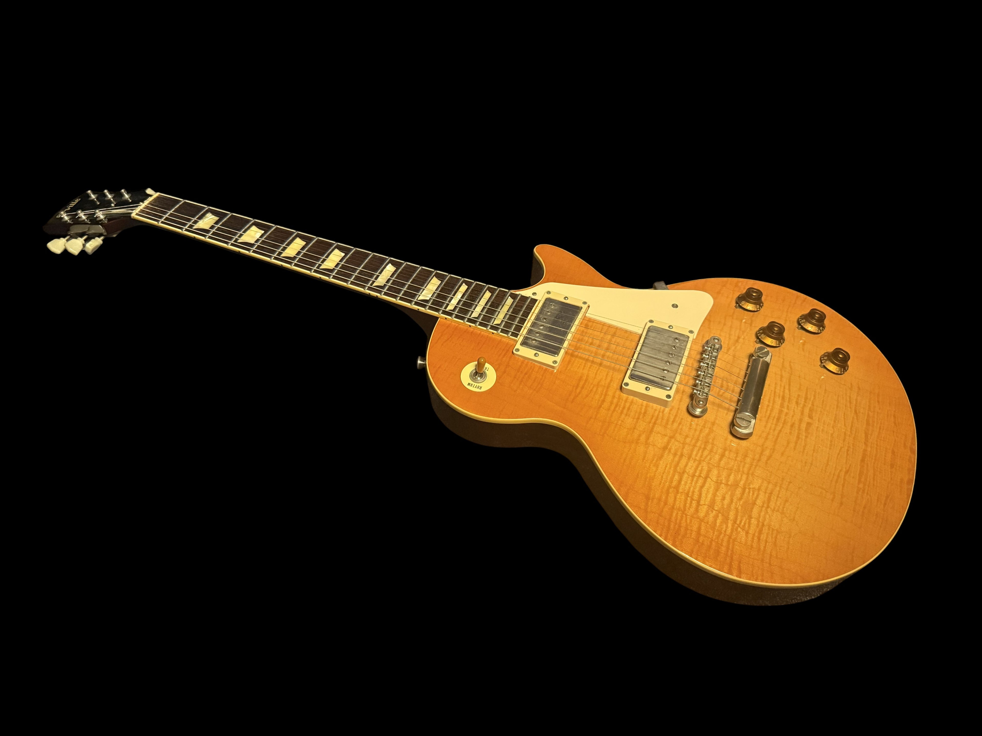 1994 Orville Les Paul Standard (Gibson licensed) Flame Top Made in Japan Burstbucker Upgrade 3,8kg