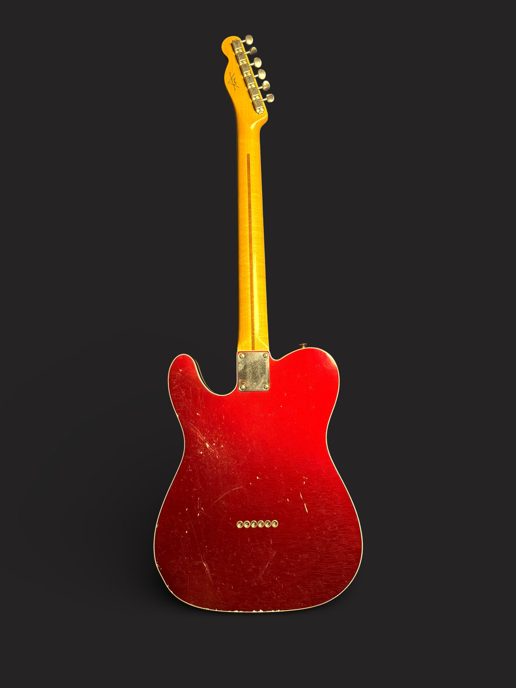 2010 Fender 50's Custom Telecaster Relic Candy Apple Red - Nocaster Pickups - 3,4kg