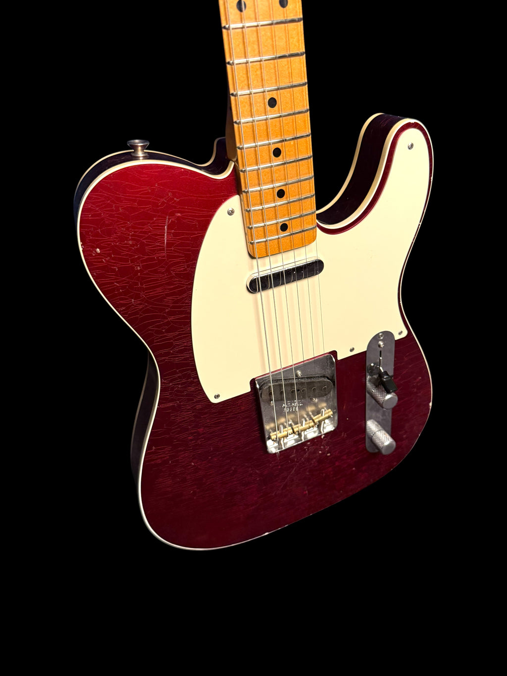 2010 Fender 50's Custom Telecaster Relic Candy Apple Red - Nocaster Pickups - 3,4kg