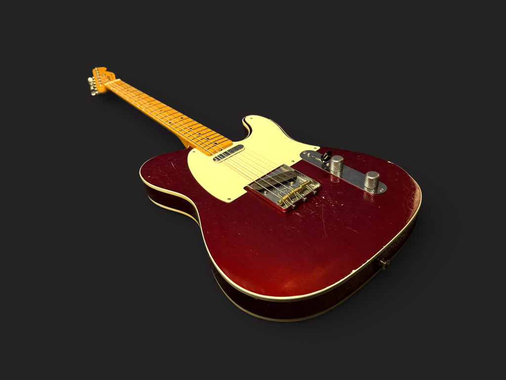 2010 Fender 50's Custom Telecaster Relic Candy Apple Red - Nocaster Pickups - 3,4kg
