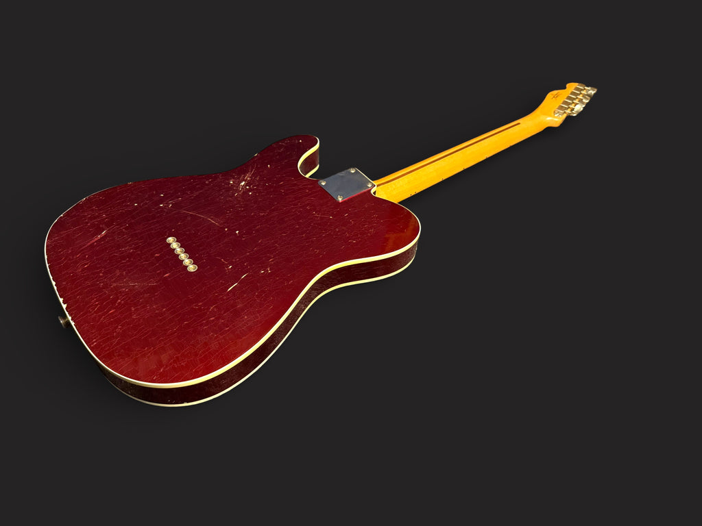 2010 Fender 50's Custom Telecaster Relic Candy Apple Red - Nocaster Pickups - 3,4kg