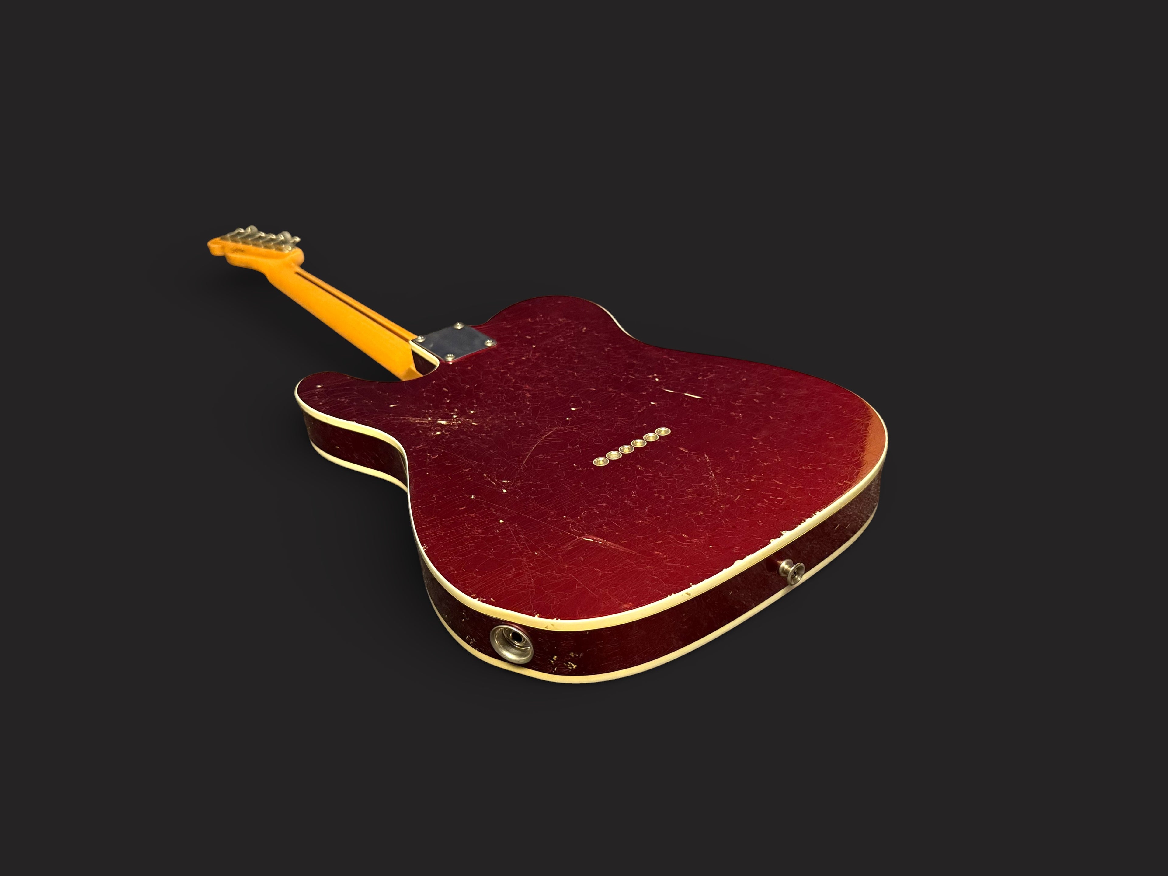 2010 Fender 50's Custom Telecaster Relic Candy Apple Red - Nocaster Pickups - 3,4kg