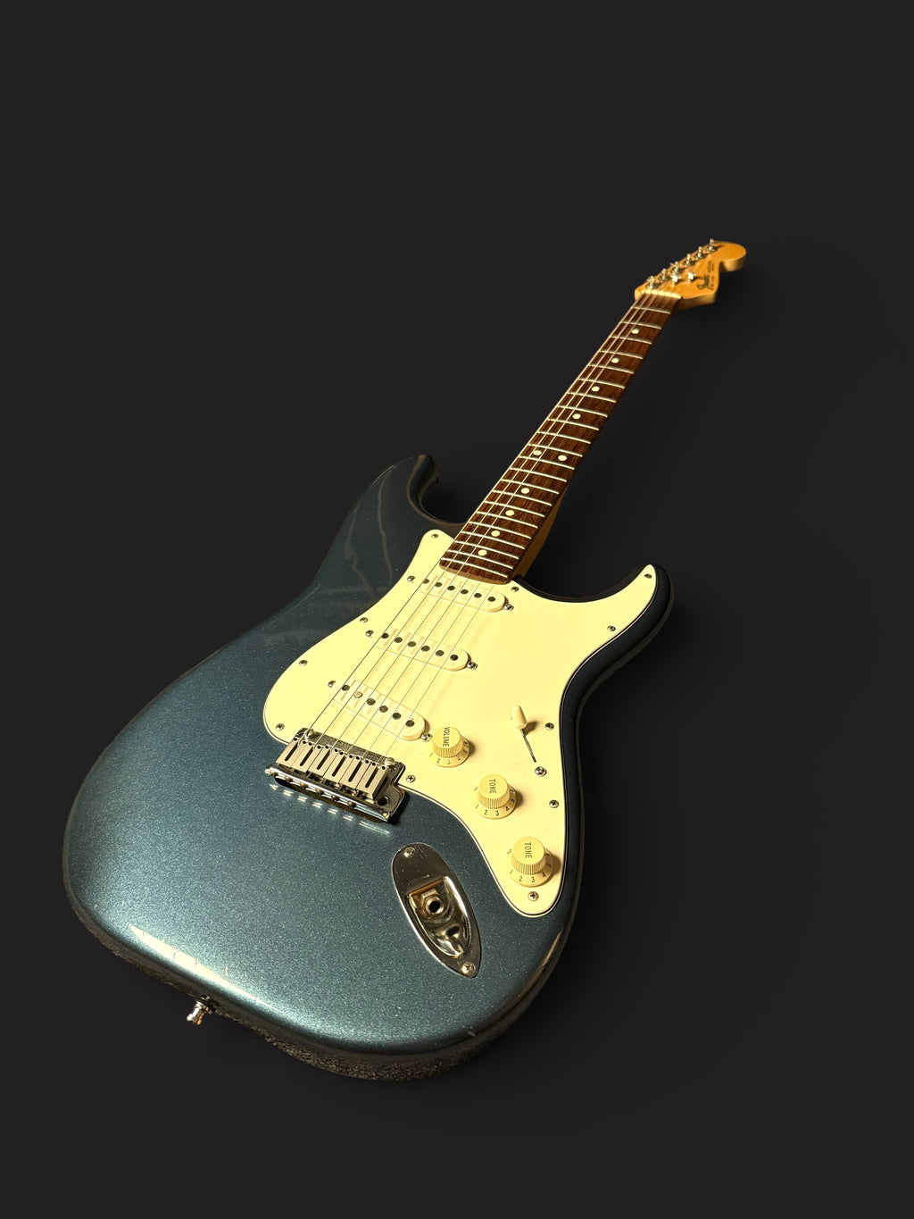 1987 American Standard Stratocaster Gun Metal Blue Metallic 3,5kg