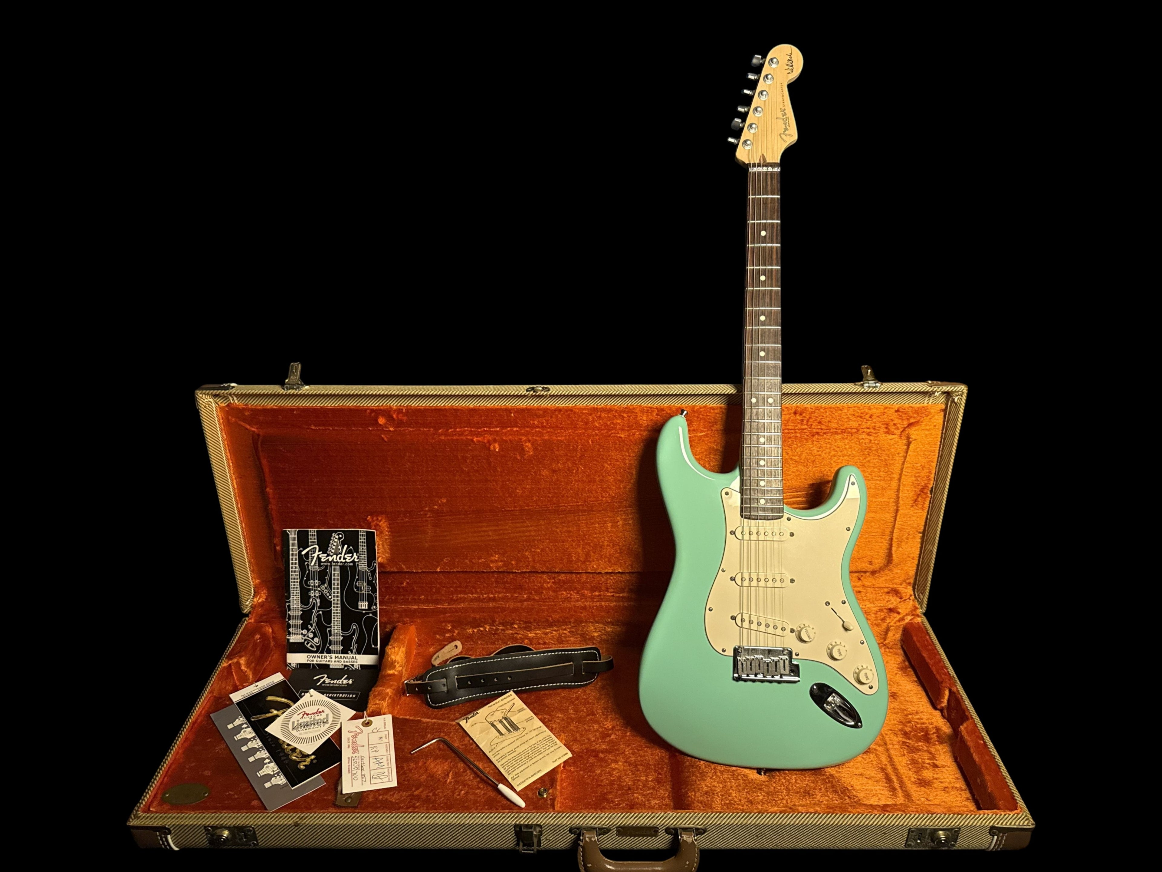 2005 Fender USA Jeff Beck Signature Stratocaster Surf Green