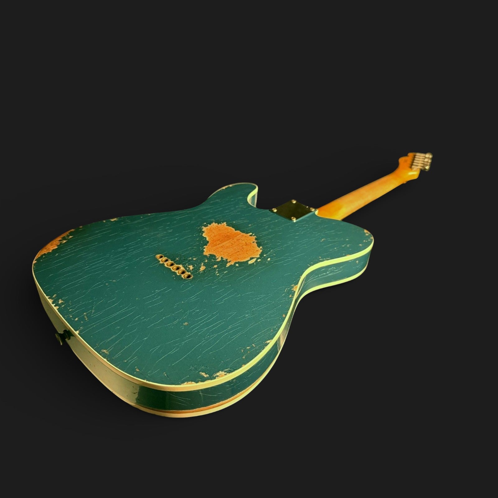 Fender Custom Shop '62 Custom Telecaster Heavy Relic Wildwood Josefina HW faded Ocean Tourqoise Flame AA 3,17kg