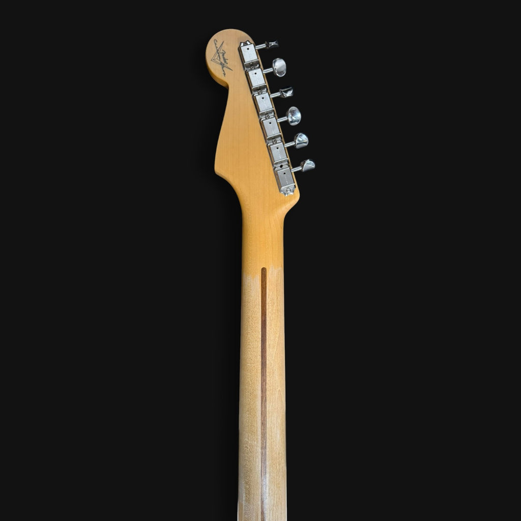 2023 Fender Custom Shop Vintage Custom ‘55 Stratocaster Hardtail NOS/CC – Time Capsule Aged White Blonde – 3,1kg