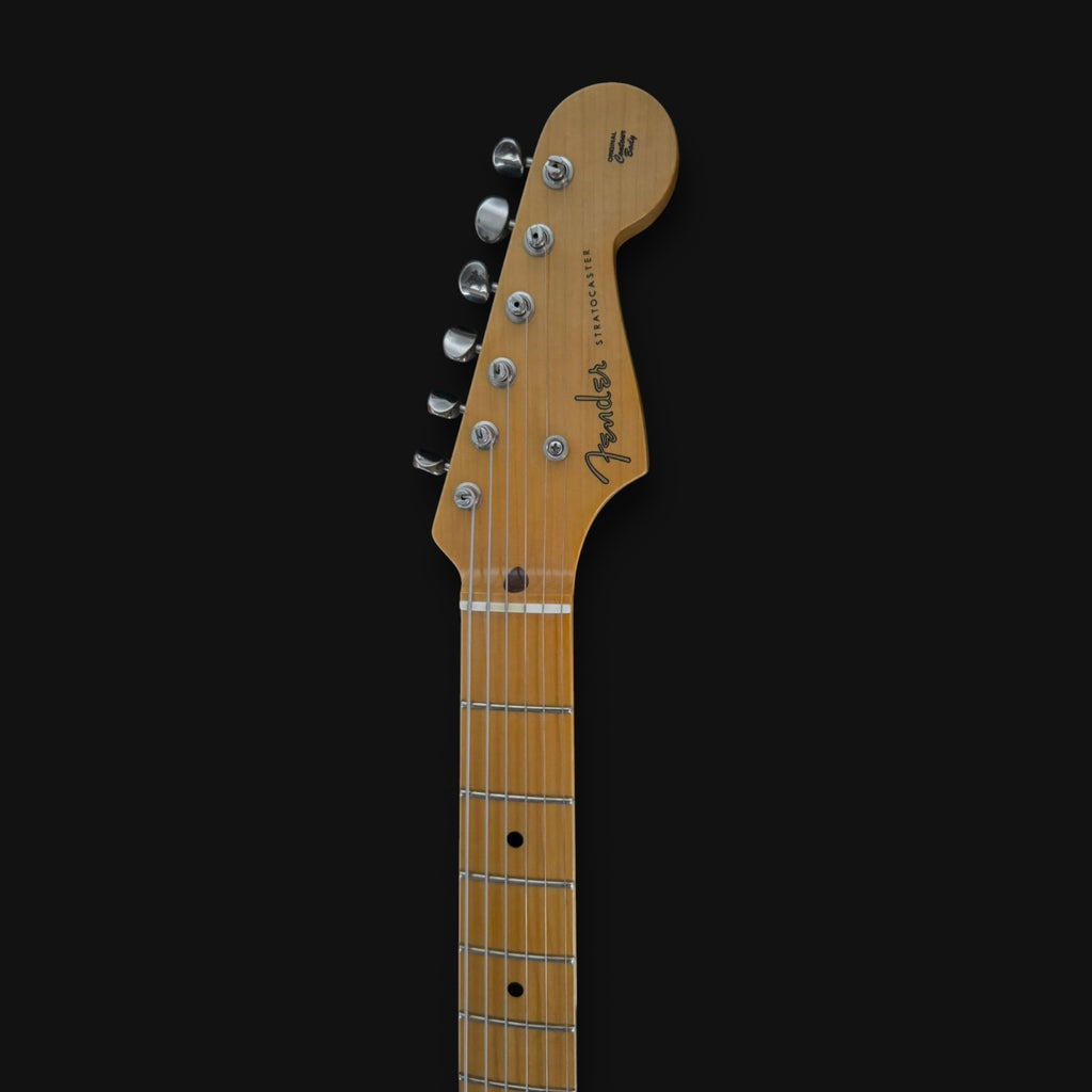 2023 Fender Custom Shop Vintage Custom ‘55 Stratocaster Hardtail NOS/CC – Time Capsule Aged White Blonde – 3,1kg