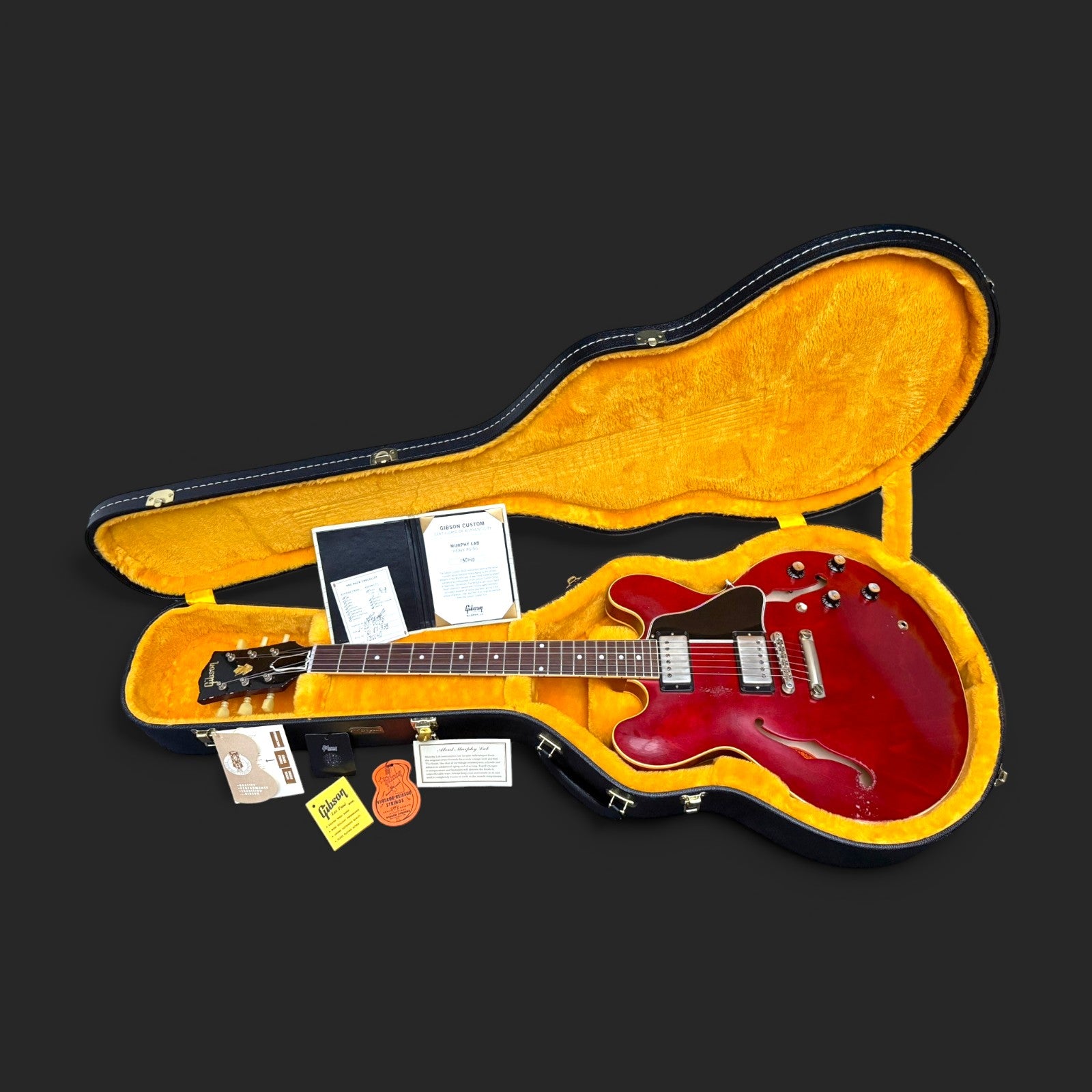 2023 Gibson Custom Shop ES-335 1961 Reissue Murphy Lab Heavy Aged Sixties Cherry 3,5kg