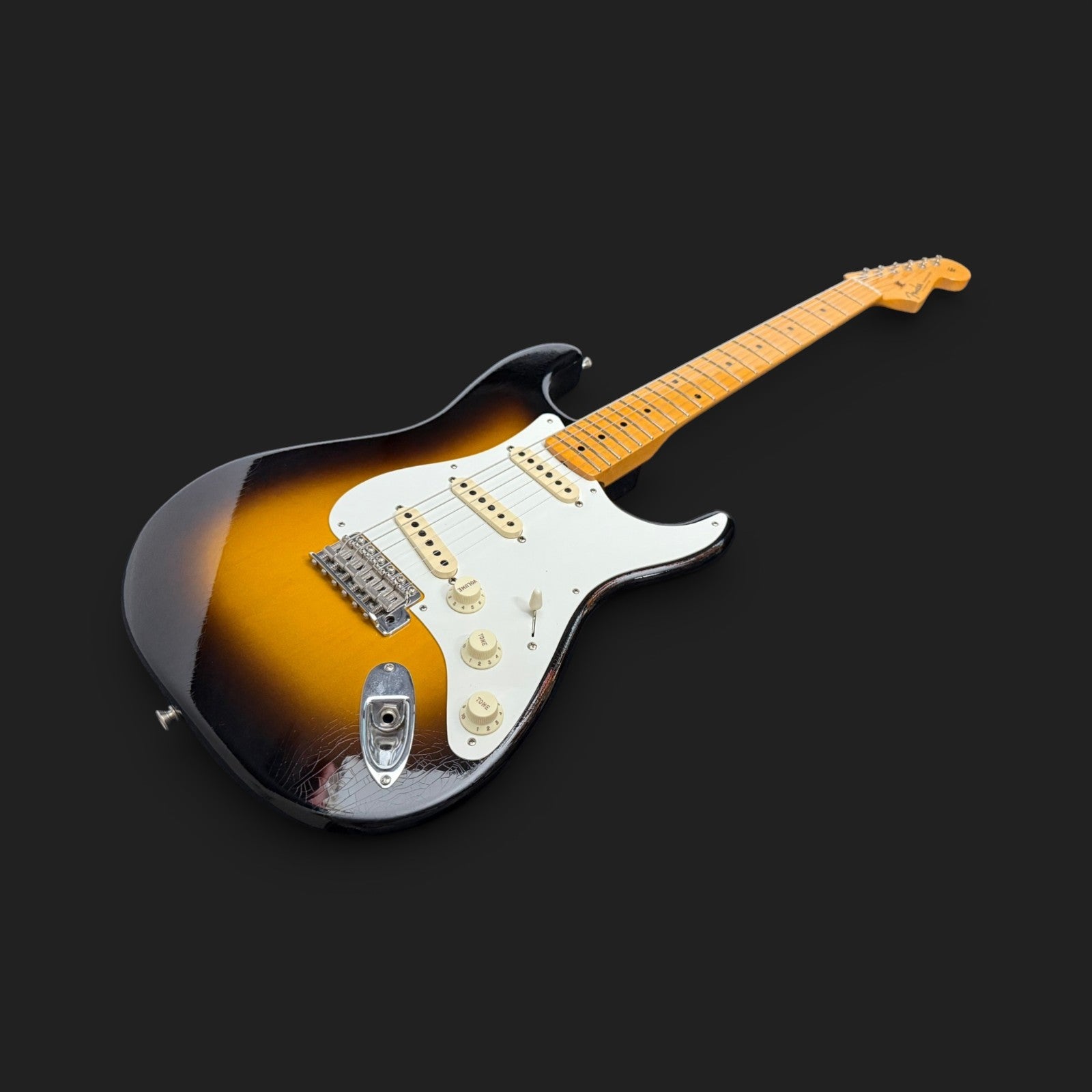 2022 Fender Custom Shop Stratocaster Jimmie Vaughan Signature DLX Closet Classic Wide Fade 2-Tone Sunburst