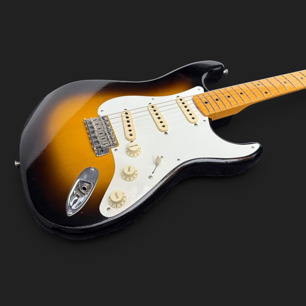 2022 Fender Custom Shop Stratocaster Jimmie Vaughan Signature DLX Closet Classic Wide Fade 2-Tone Sunburst
