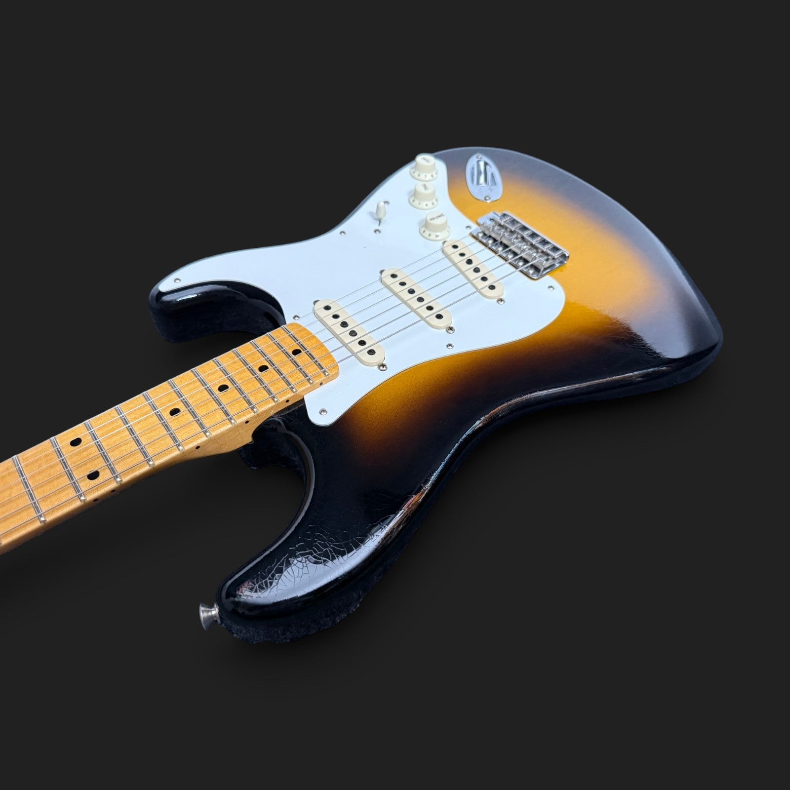 2022 Fender Custom Shop Stratocaster Jimmie Vaughan Signature DLX Closet Classic Wide Fade 2-Tone Sunburst