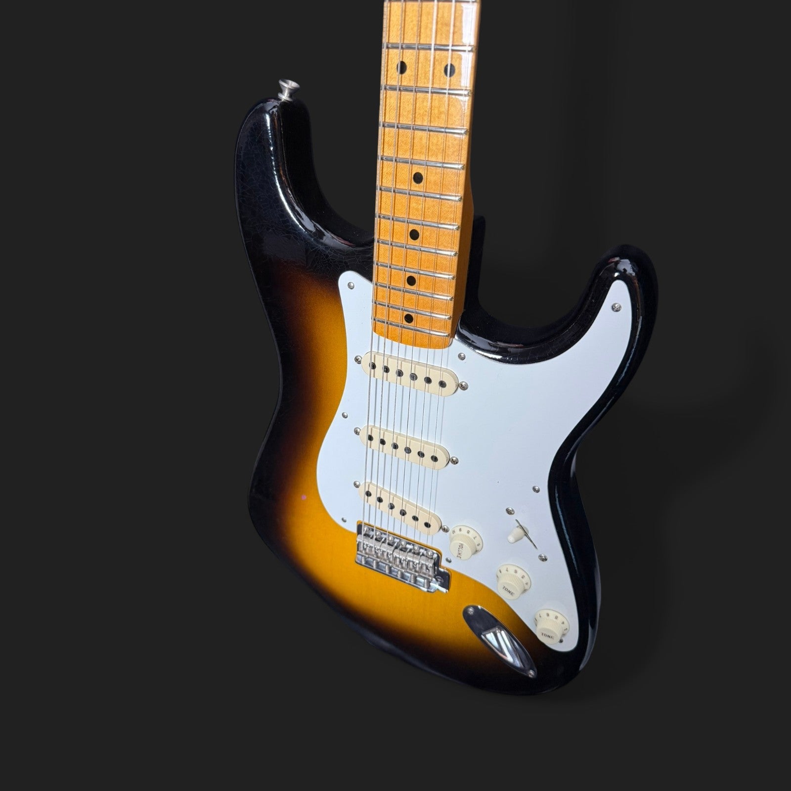 2022 Fender Custom Shop Stratocaster Jimmie Vaughan Signature DLX Closet Classic Wide Fade 2-Tone Sunburst