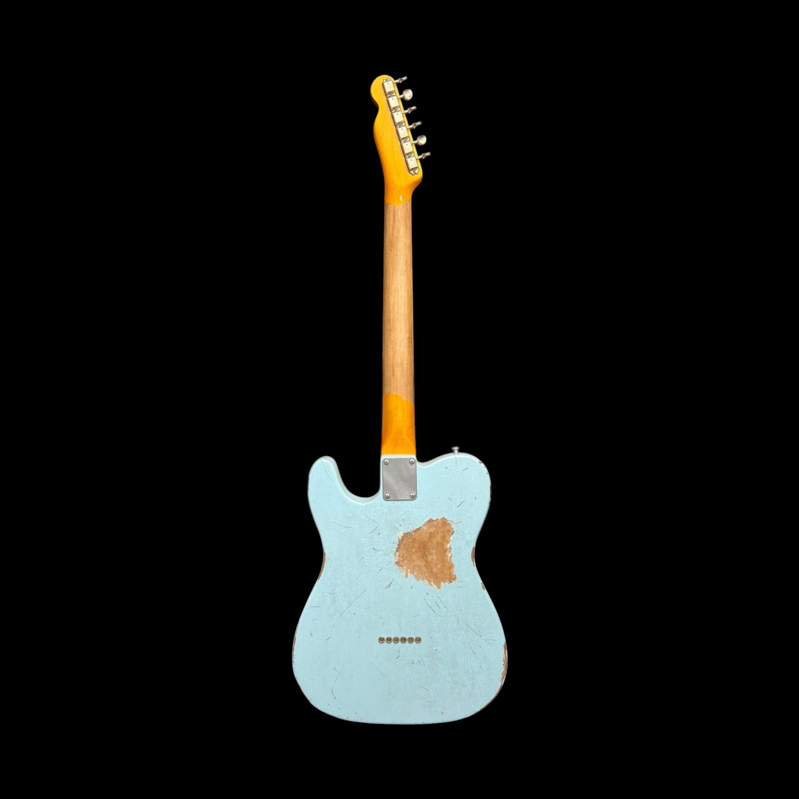 2025 Sobrich Golden Era 60s Tele aged Daphne Blue - Lollar Pickups