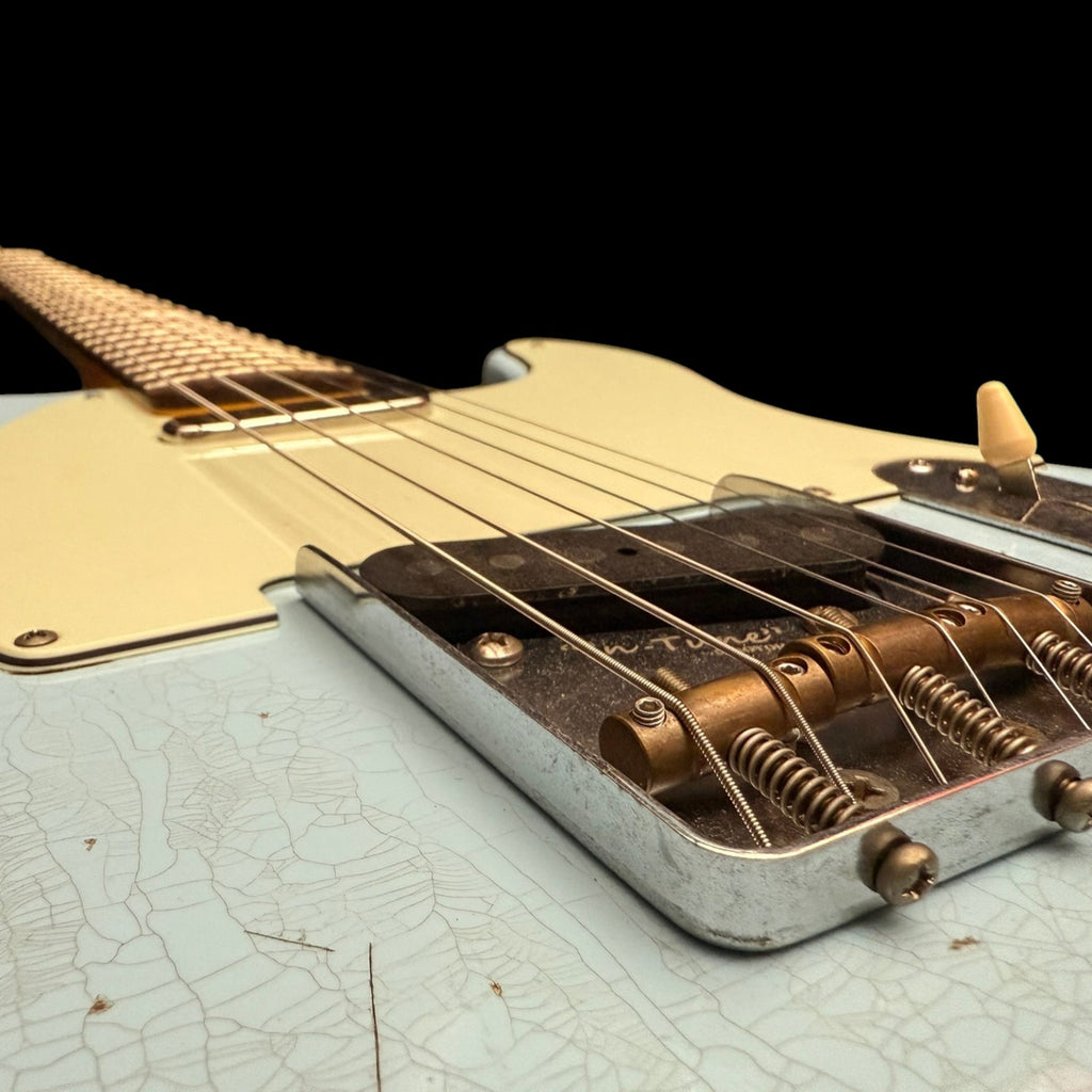 2025 Sobrich Golden Era 60s Tele aged Daphne Blue - Lollar Pickups