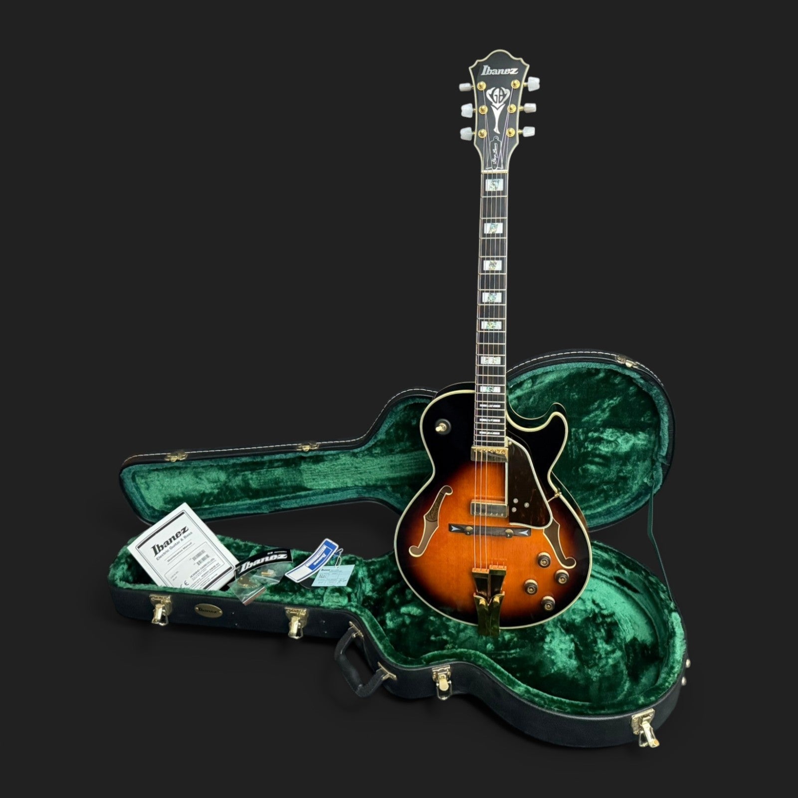 2019 Ibanez GB-10BS George Benson Signature (made in Japan) Brown Sunburst - Rewound Pickups - 3,3kg